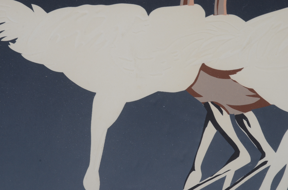 David Allgood Limited Edition Serigraph "Flamingos"