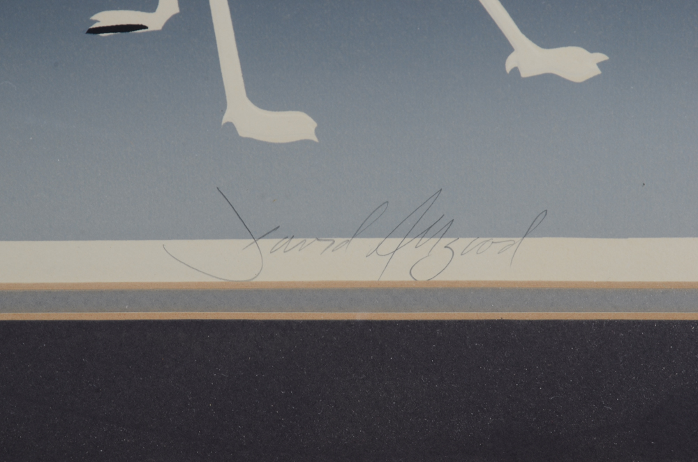 David Allgood Limited Edition Serigraph "Flamingos"