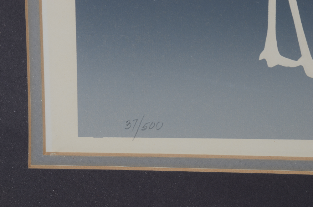 David Allgood Limited Edition Serigraph "Flamingos"