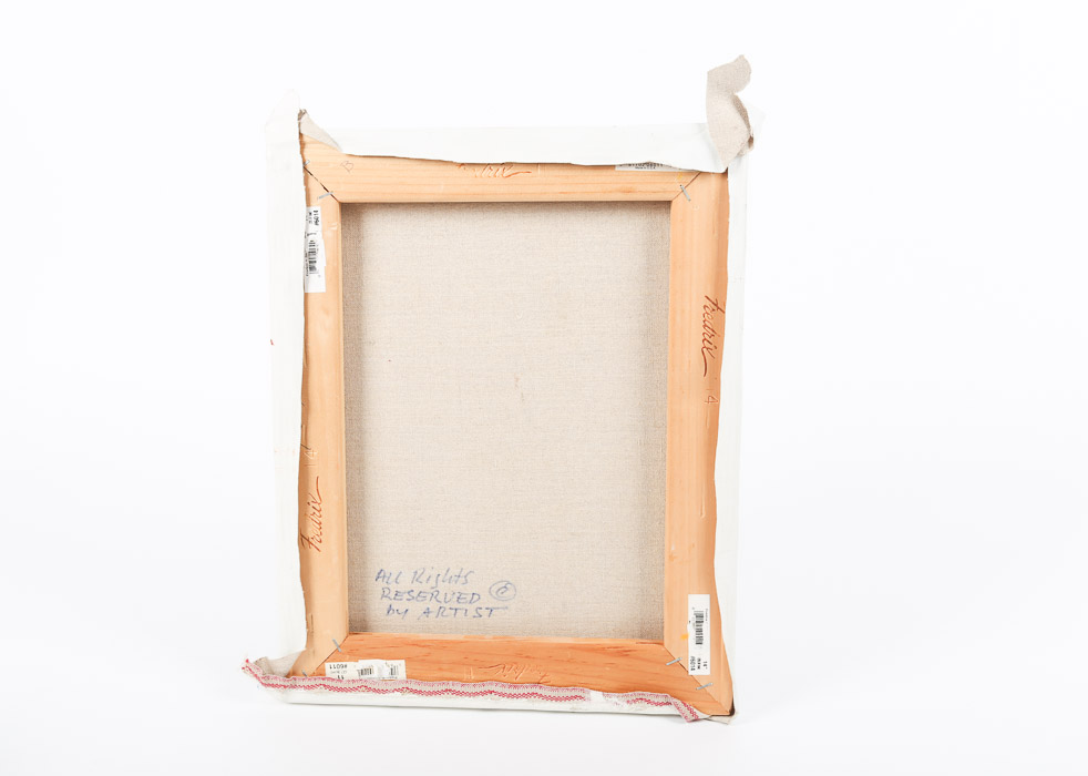 Adolf Sehring Oil Painting of Children in Meadow