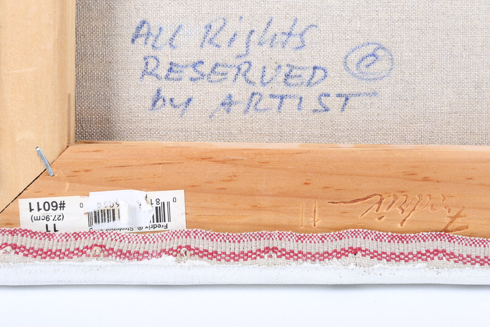 Adolf Sehring Oil Painting of Children in Meadow