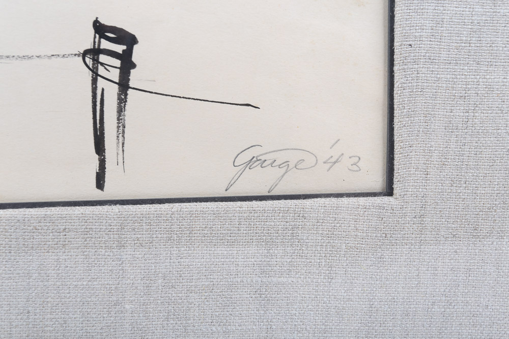 Attributed to Richard T. Gaige 1943 Illustration for "Yank Magazine"