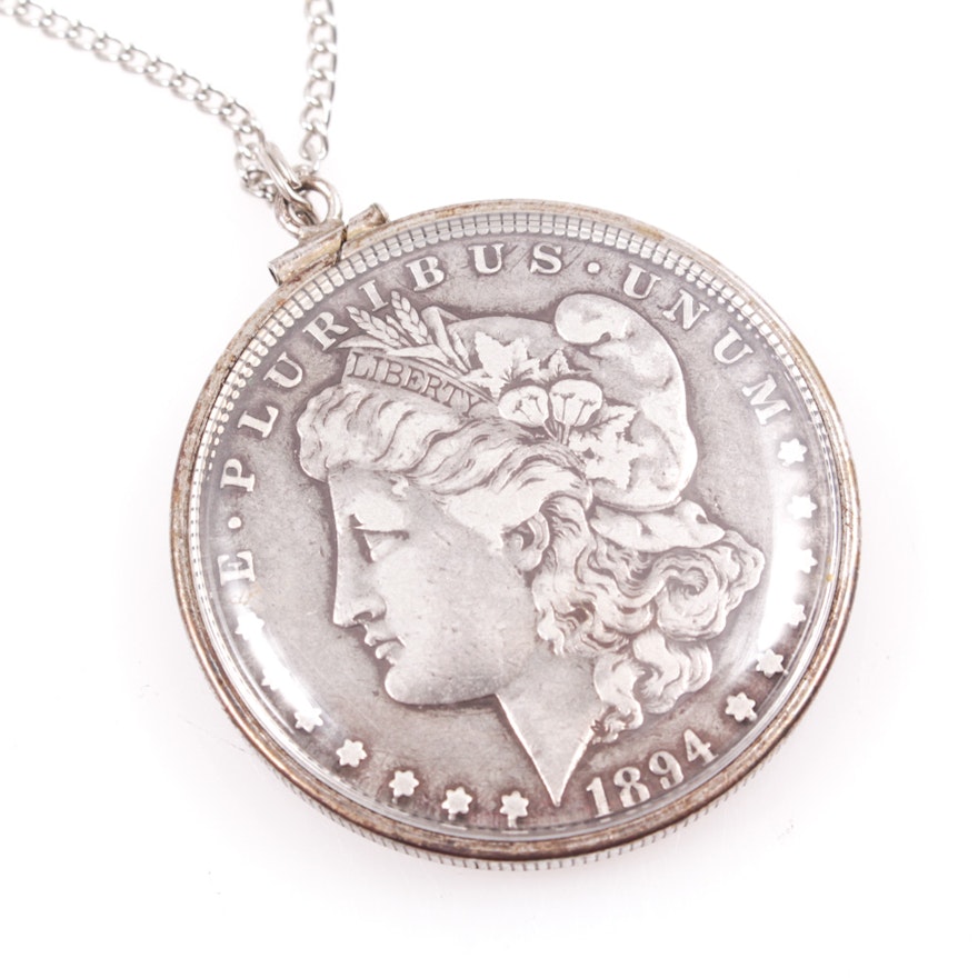 1894-S Morgan Silver Dollar Necklace