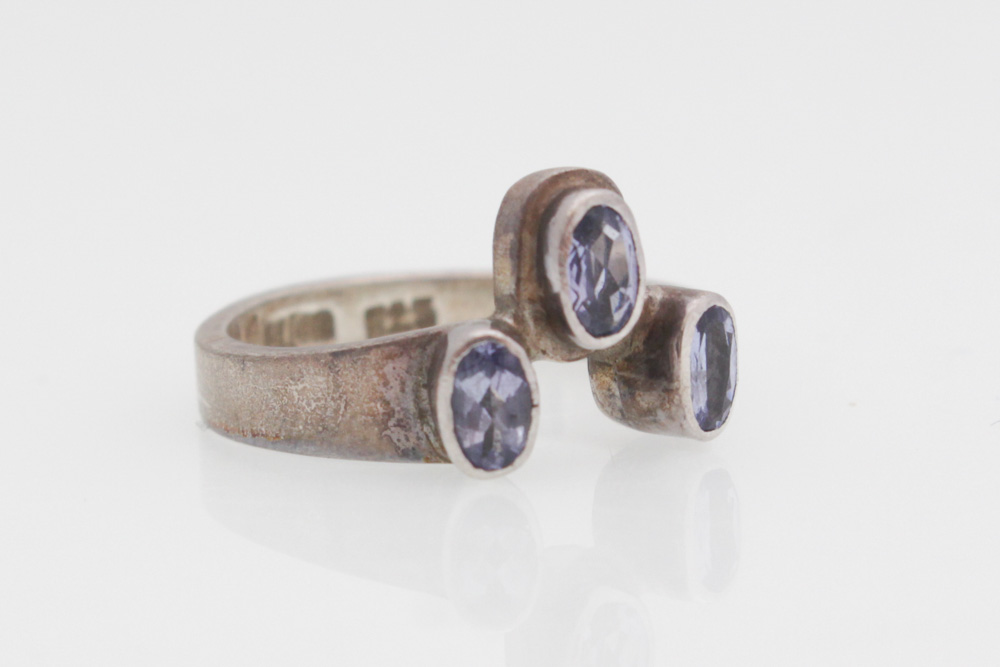 Sterling Silver Synthetic Spinel Ring