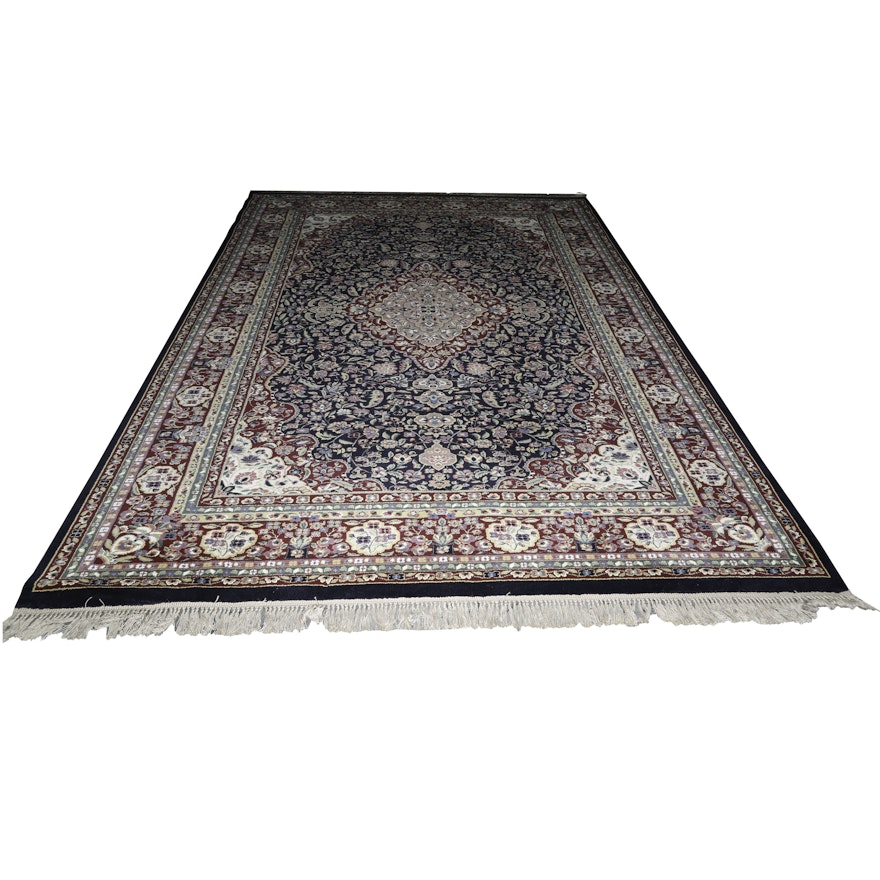 Machine Woven "Kashan" Synthetic Area Rug by Shaw Rugs