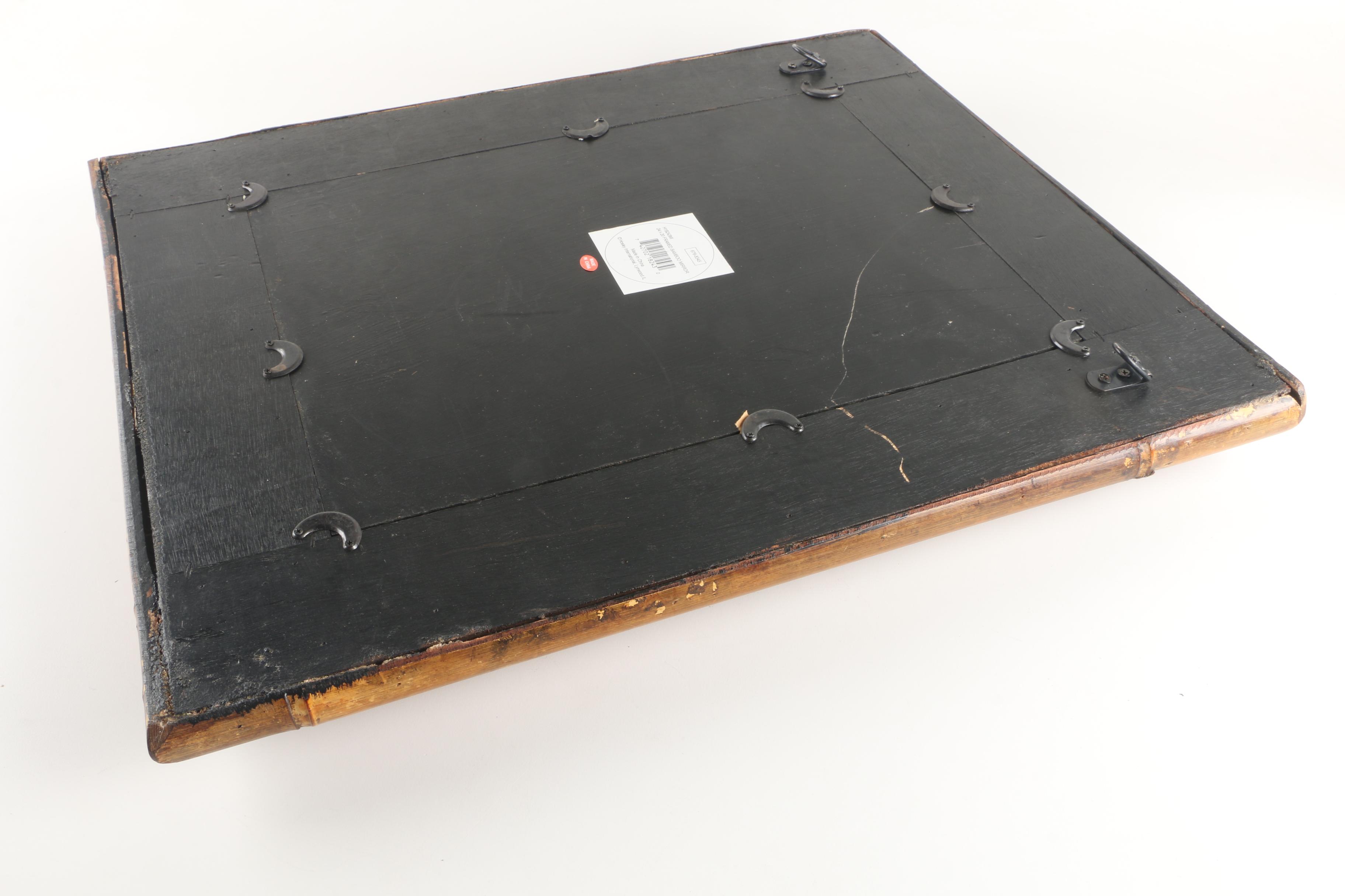 Bamboo Framed Wall Mirror