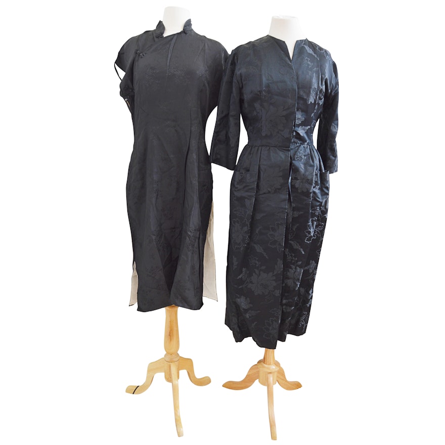 Vintage Chinese Silk and Japanese Rayon Dresses