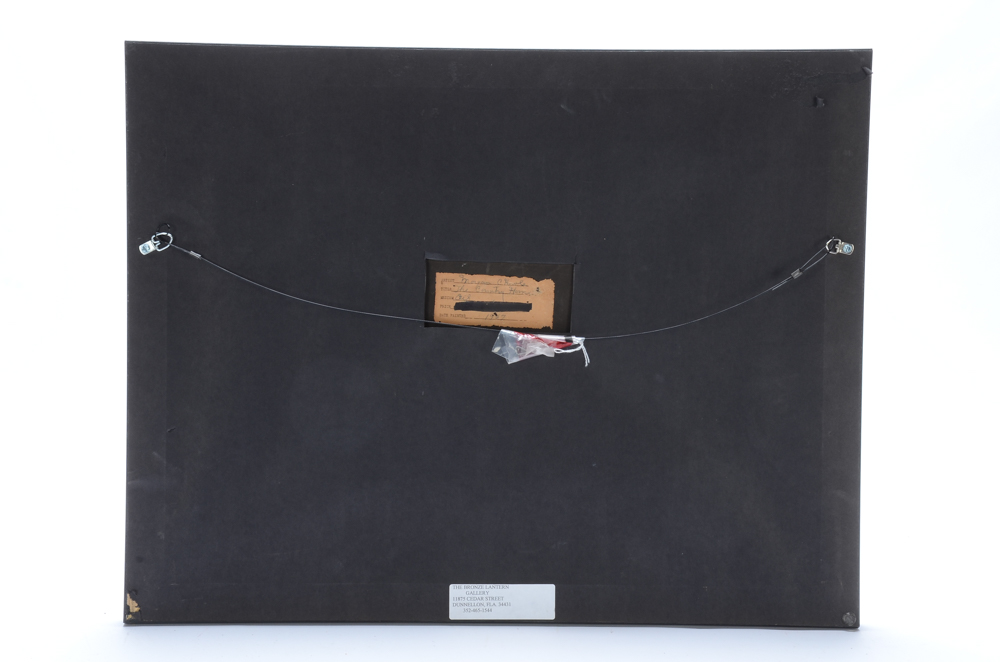 Morgan C. Howle Original Oil Painting on Board "The Country Home"