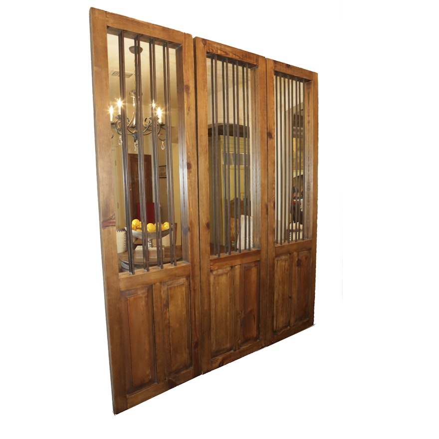 Decorative Door Panels with Mirrors