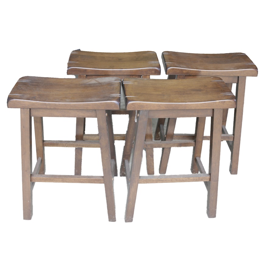 Coaster Contemporary Wooden Bar Stools