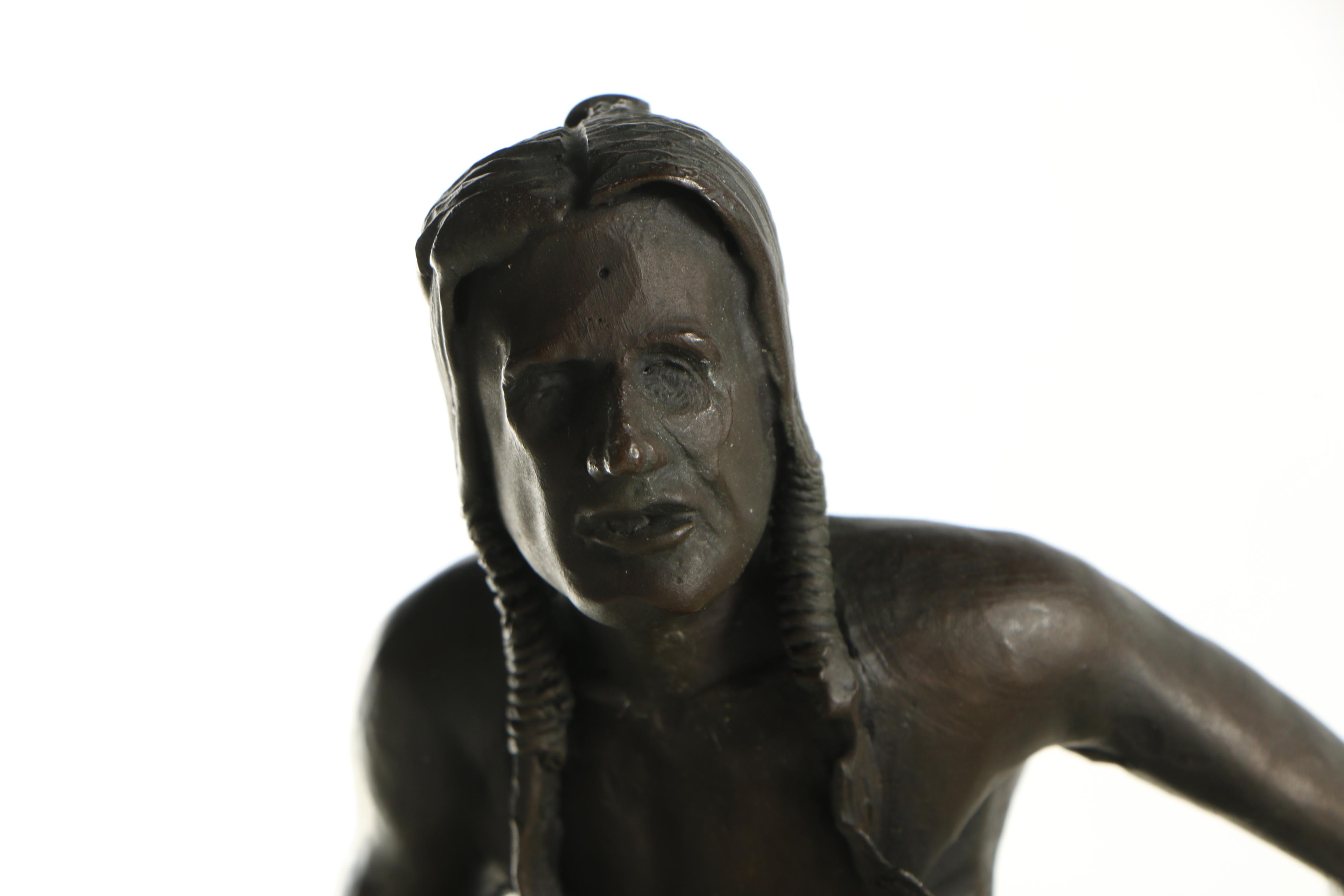 R. J. Moore Bronze Sculpture "A New Day"