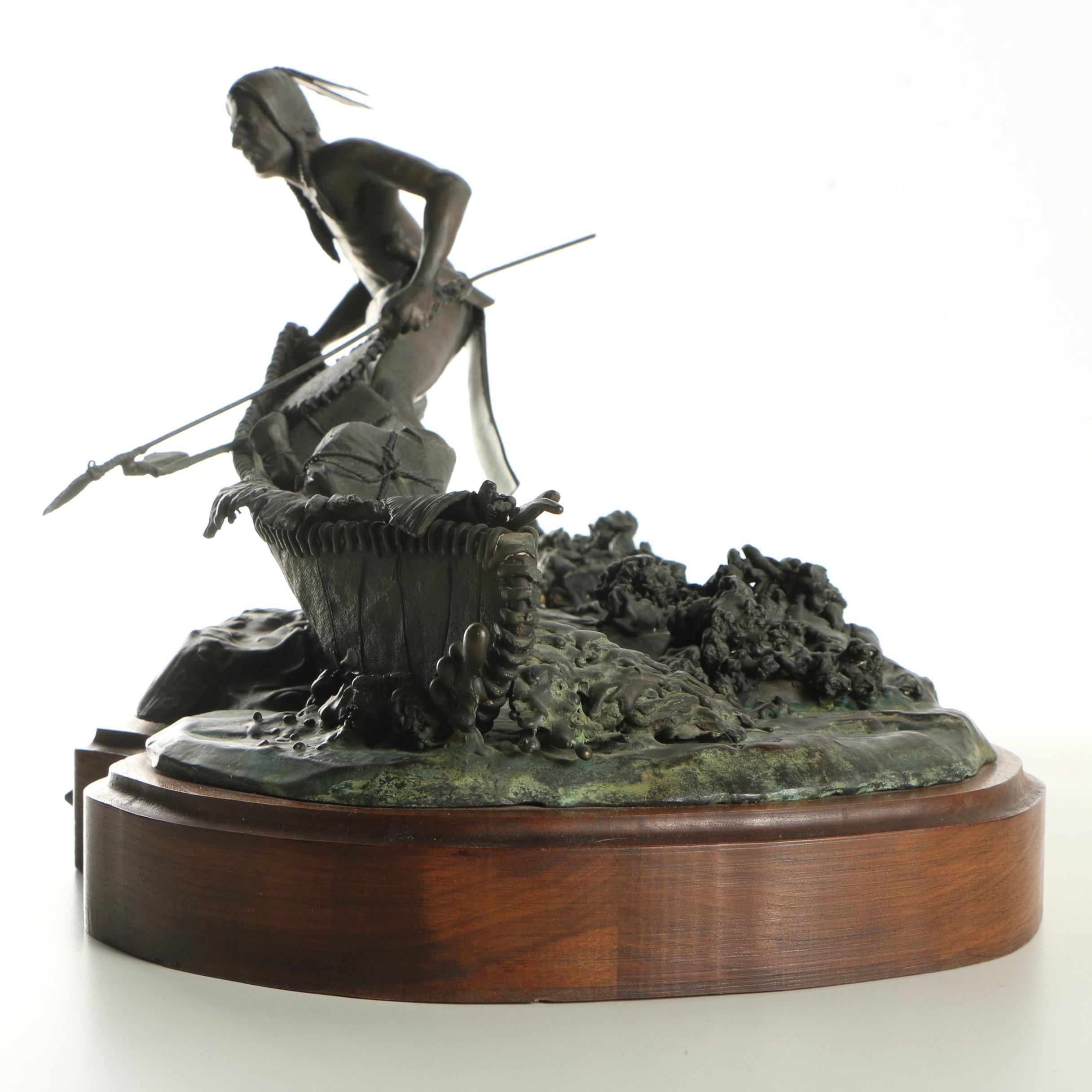 R. J. Moore Bronze Sculpture "A New Day"