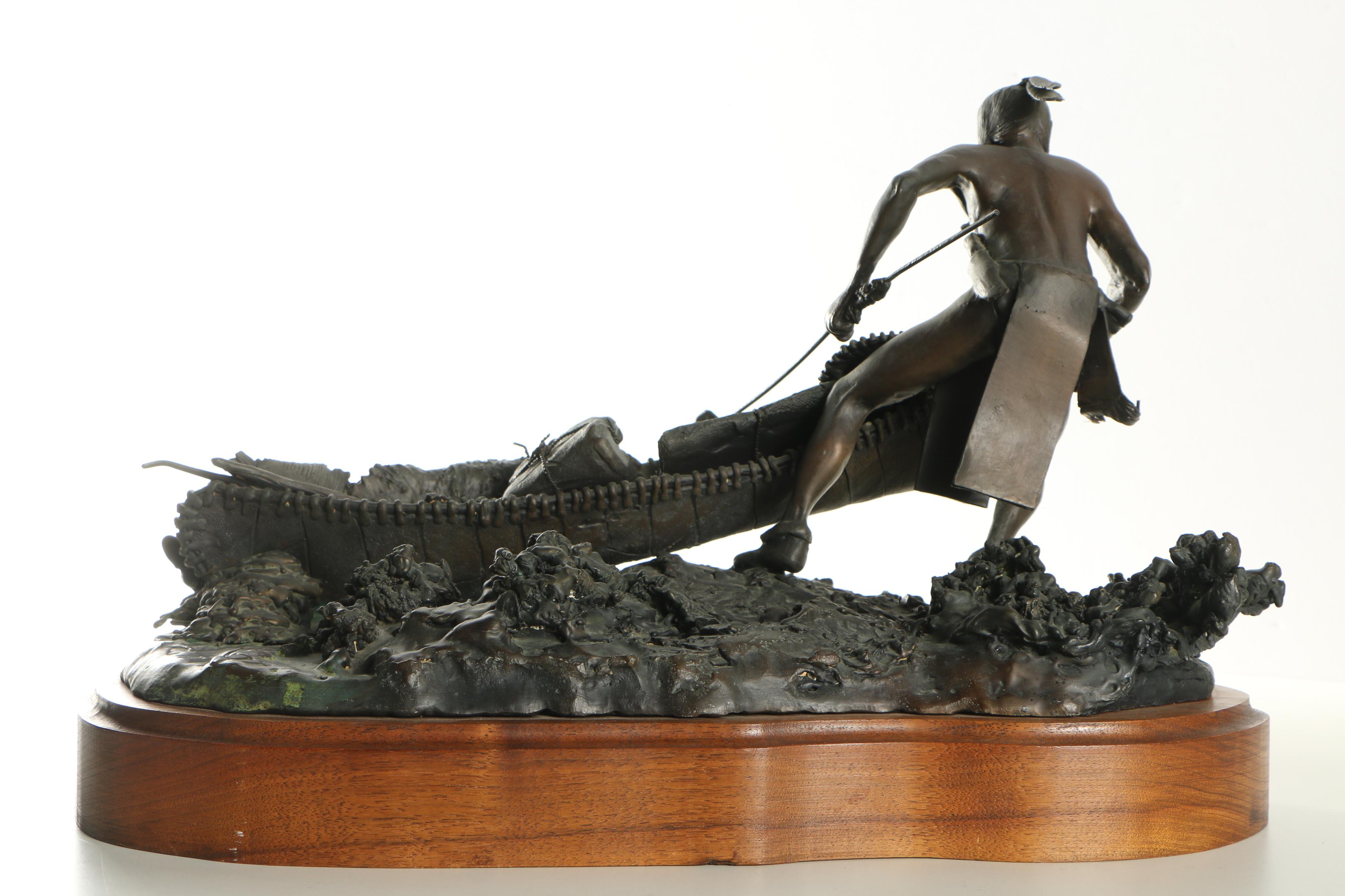 R. J. Moore Bronze Sculpture "A New Day"
