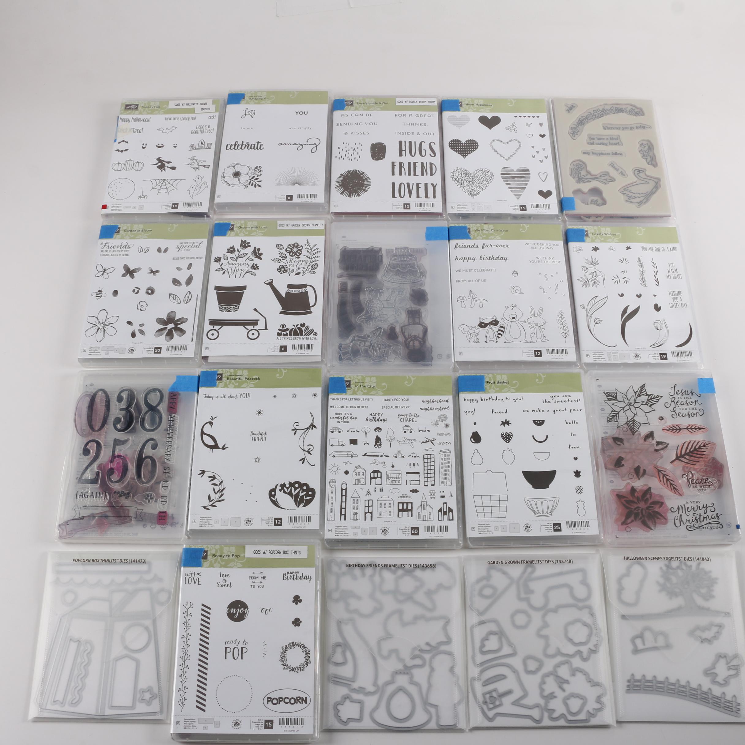 Stampin' Up! Rubber Stamp Sets and Framelits Dies