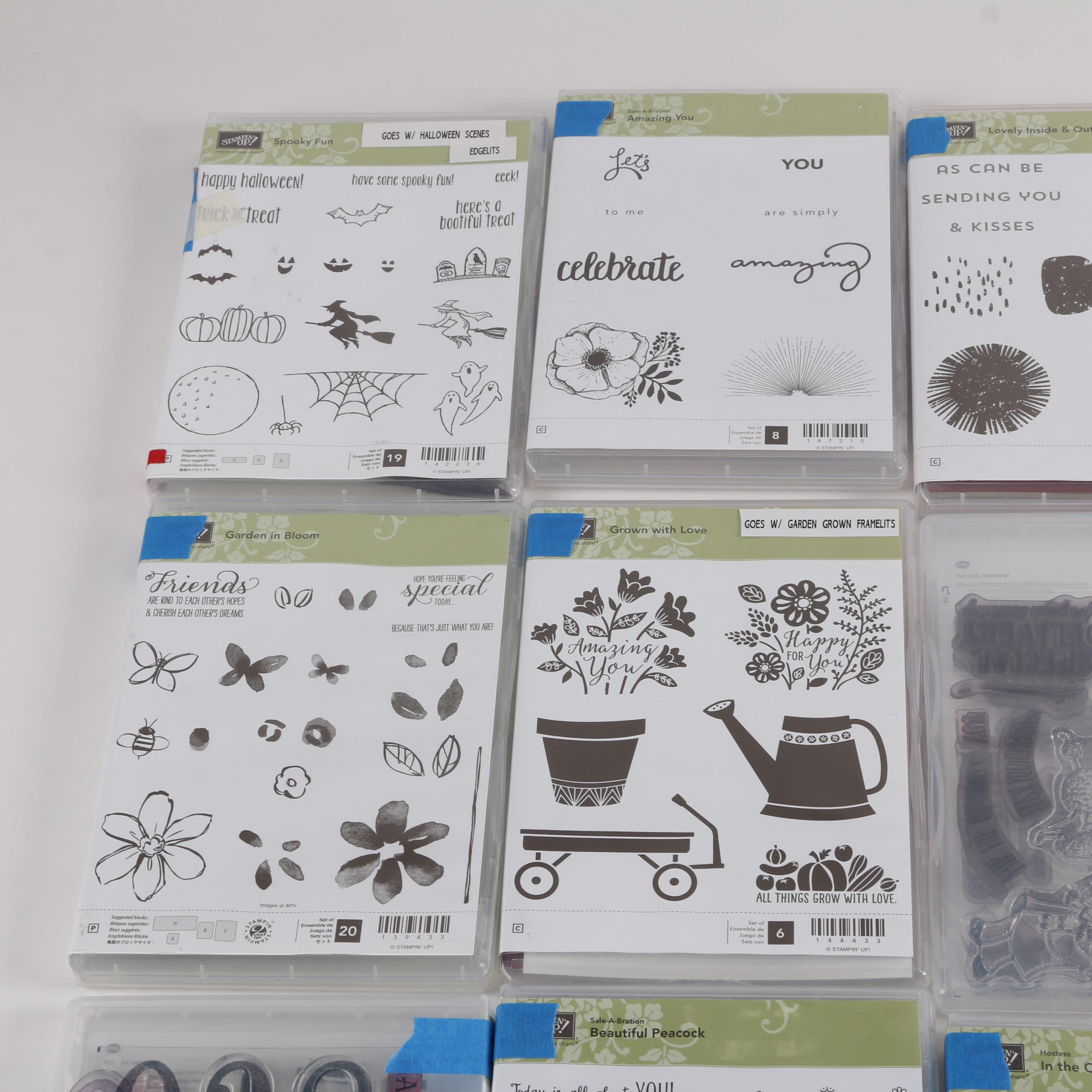 Stampin' Up! Rubber Stamp Sets and Framelits Dies