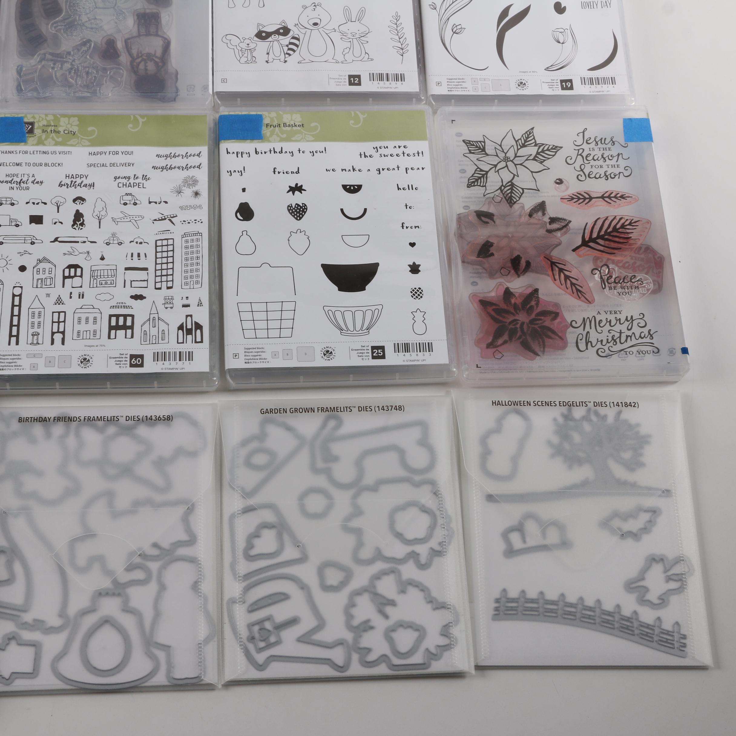 Stampin' Up! Rubber Stamp Sets and Framelits Dies