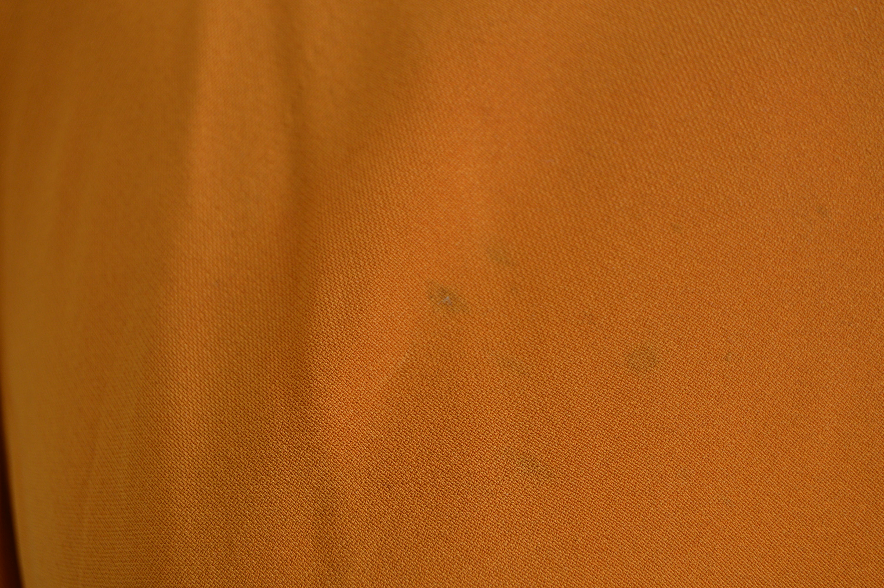 1940s Vintage Schwade Golden Saffron Crepe Dress and Coat Ensemble