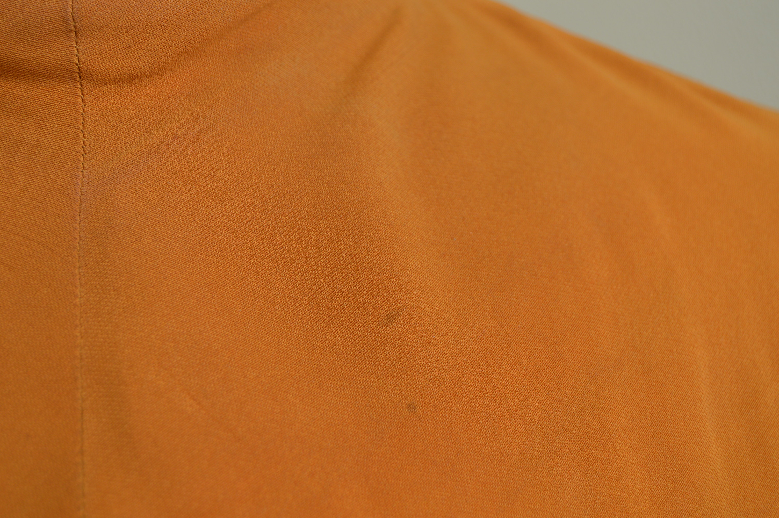 1940s Vintage Schwade Golden Saffron Crepe Dress and Coat Ensemble