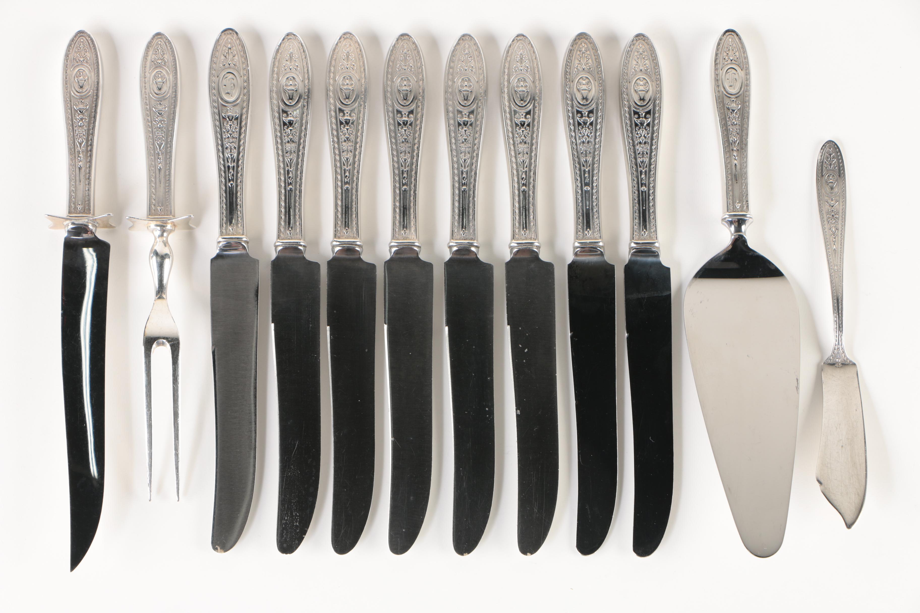 International Silver Co. "Wedgwood" Sterling Flatware Collection with Chest