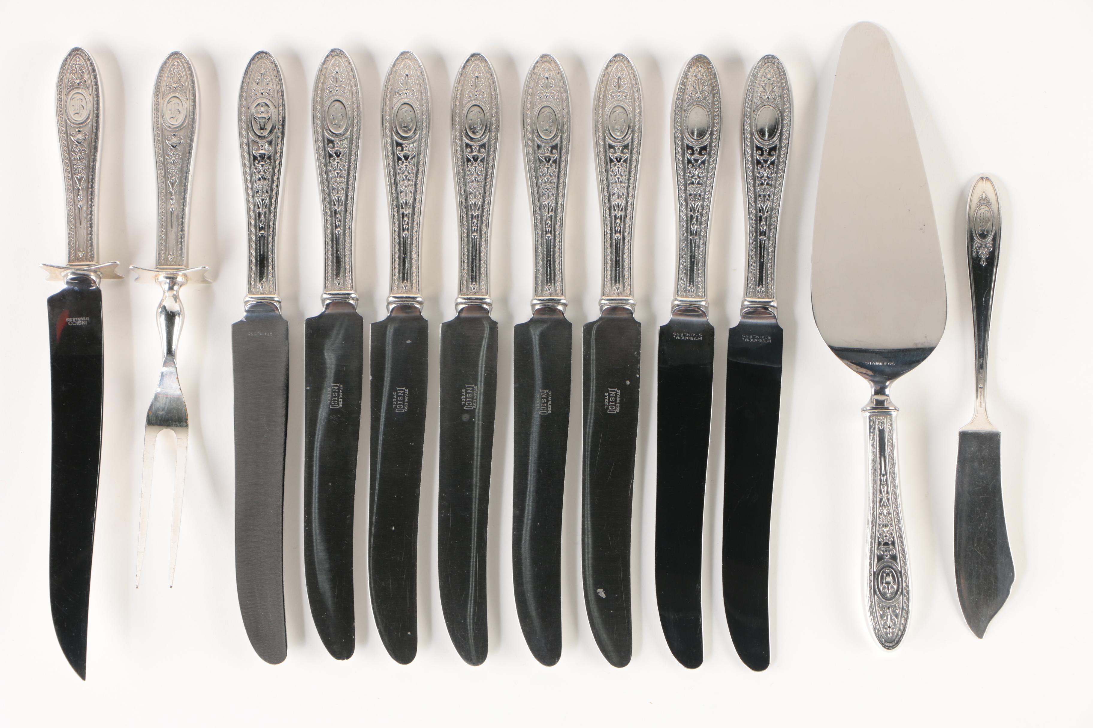 International Silver Co. "Wedgwood" Sterling Flatware Collection with Chest