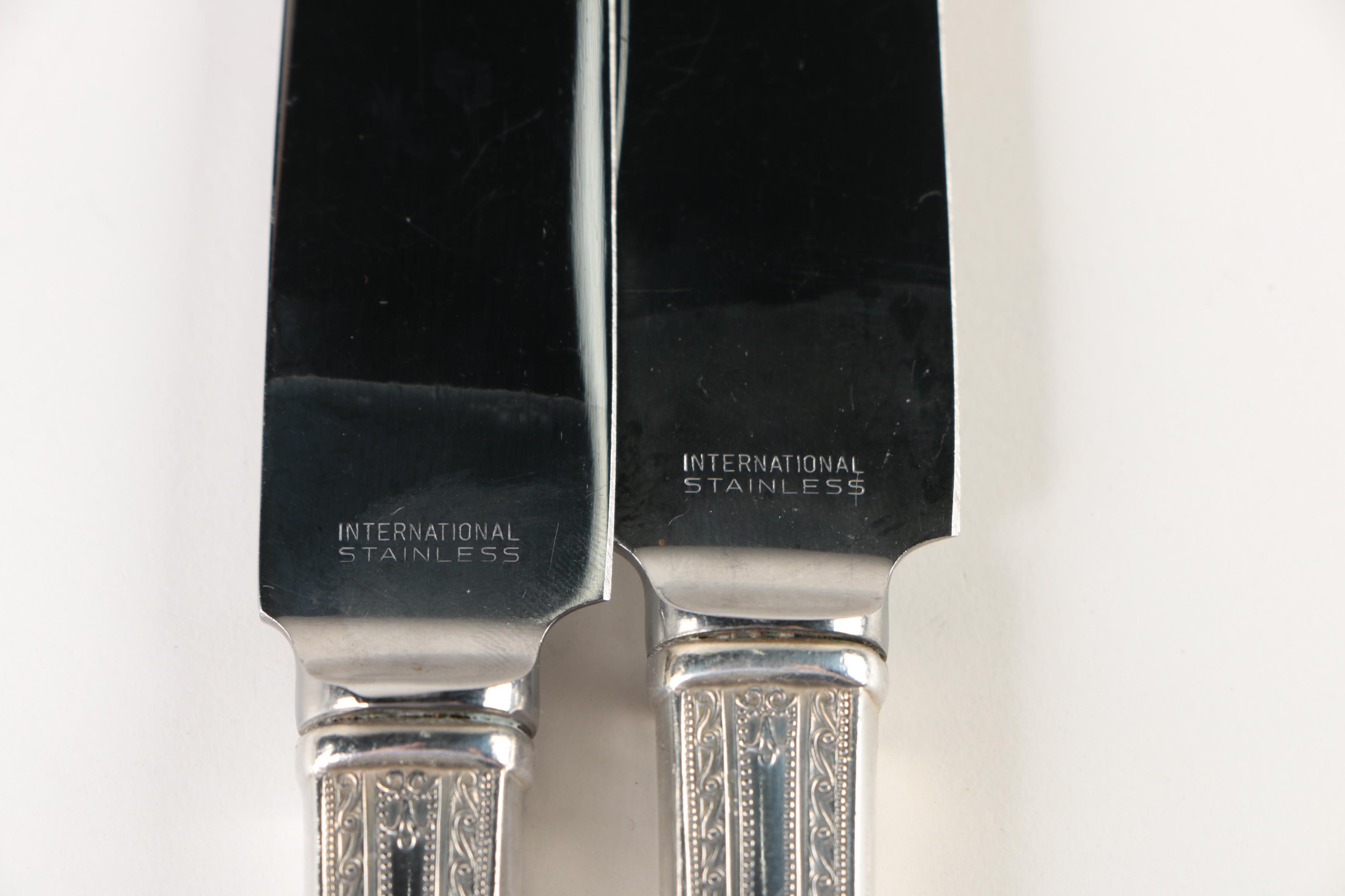 International Silver Co. "Wedgwood" Sterling Flatware Collection with Chest
