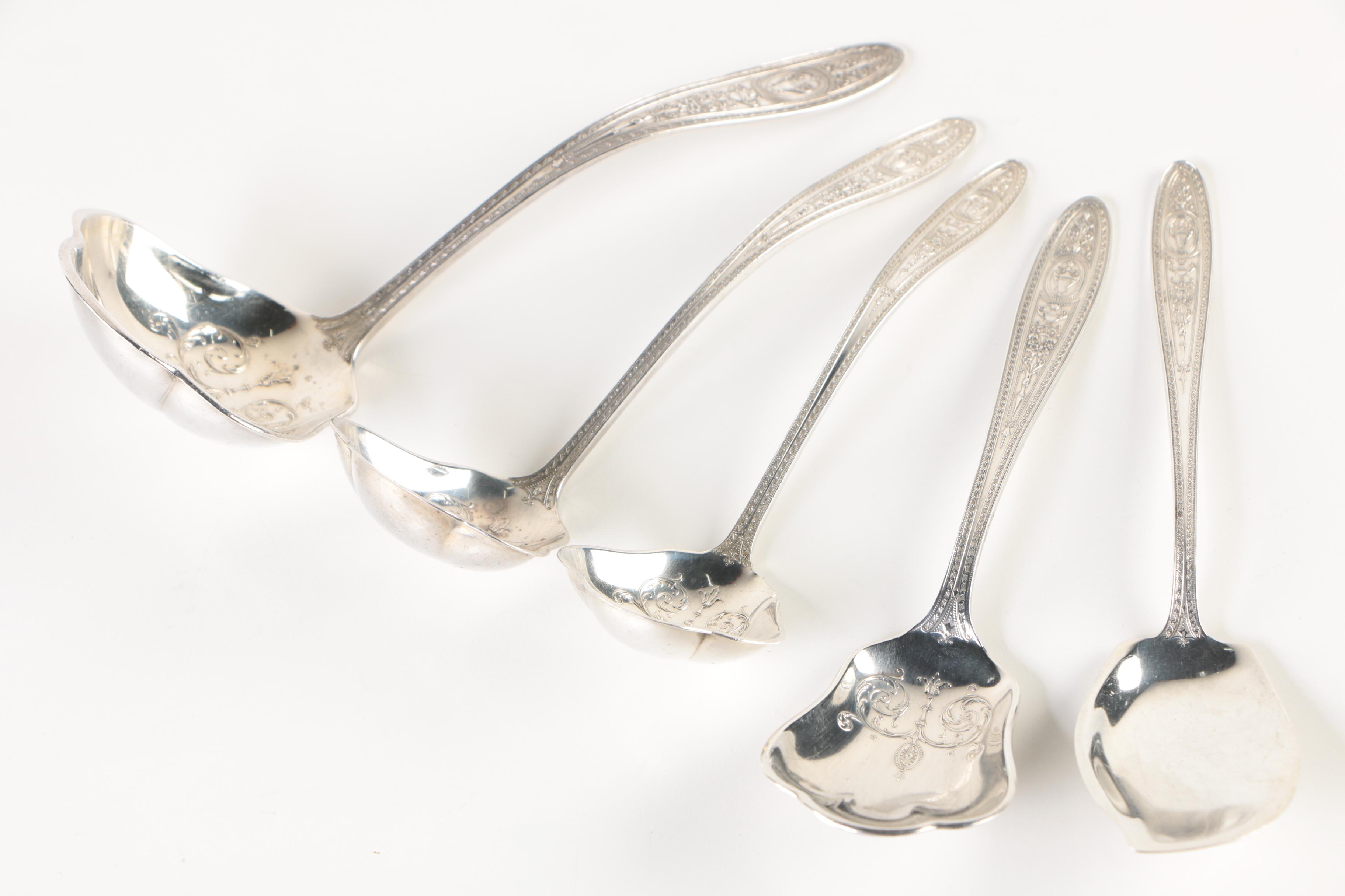 International Silver Co. "Wedgwood" Sterling Flatware Collection with Chest