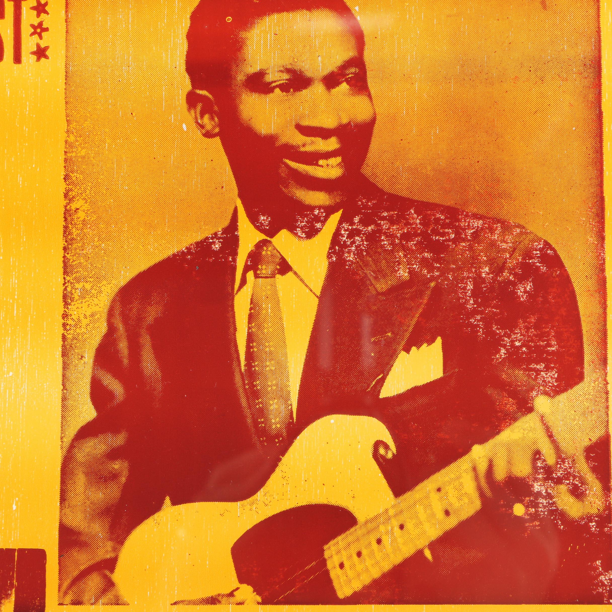 B.B. King 2007 Serigraph Tour Poster and Tickets