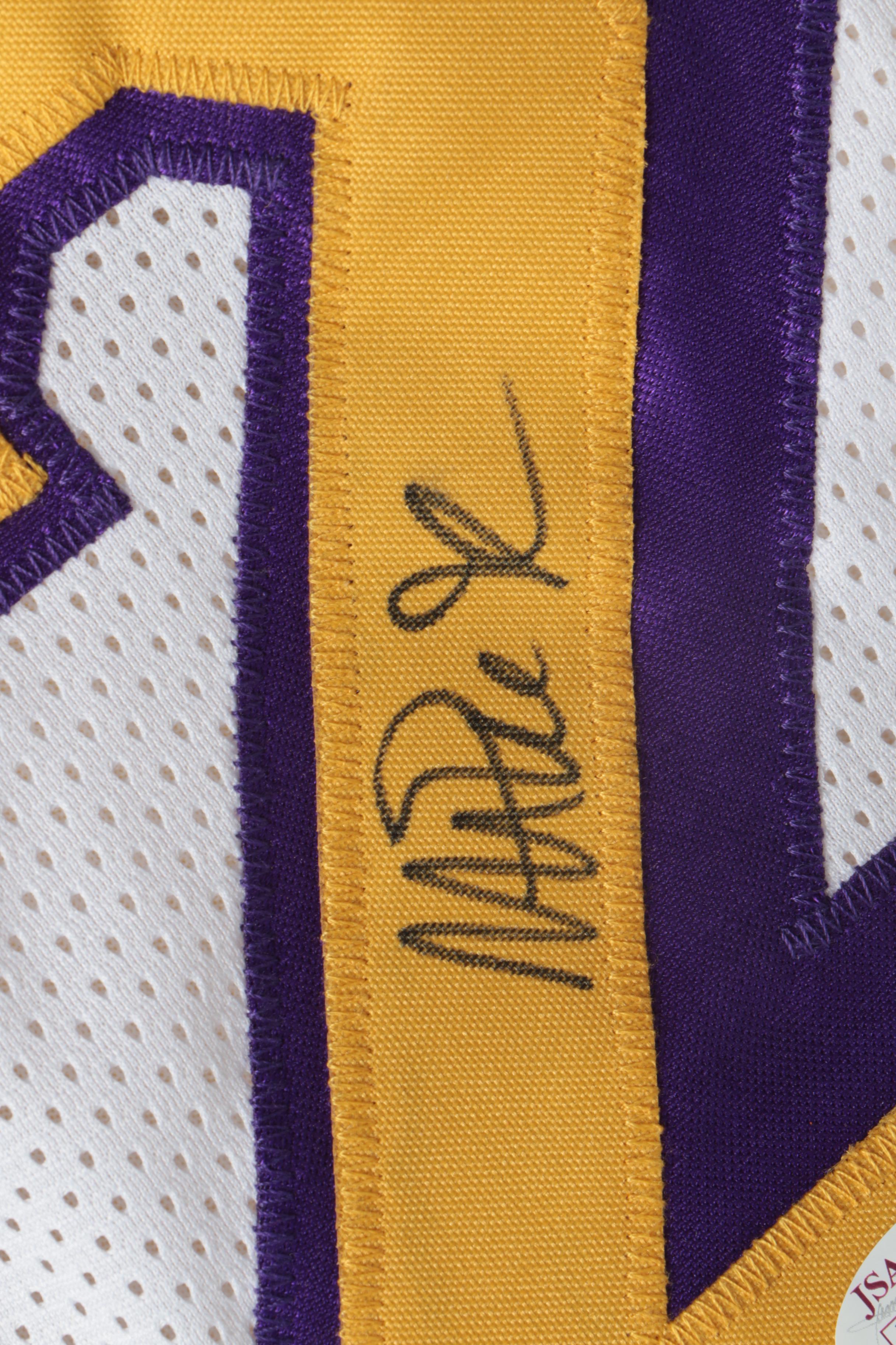 Magic Johnson Autographed Los Angeles Jersey - JSA COA