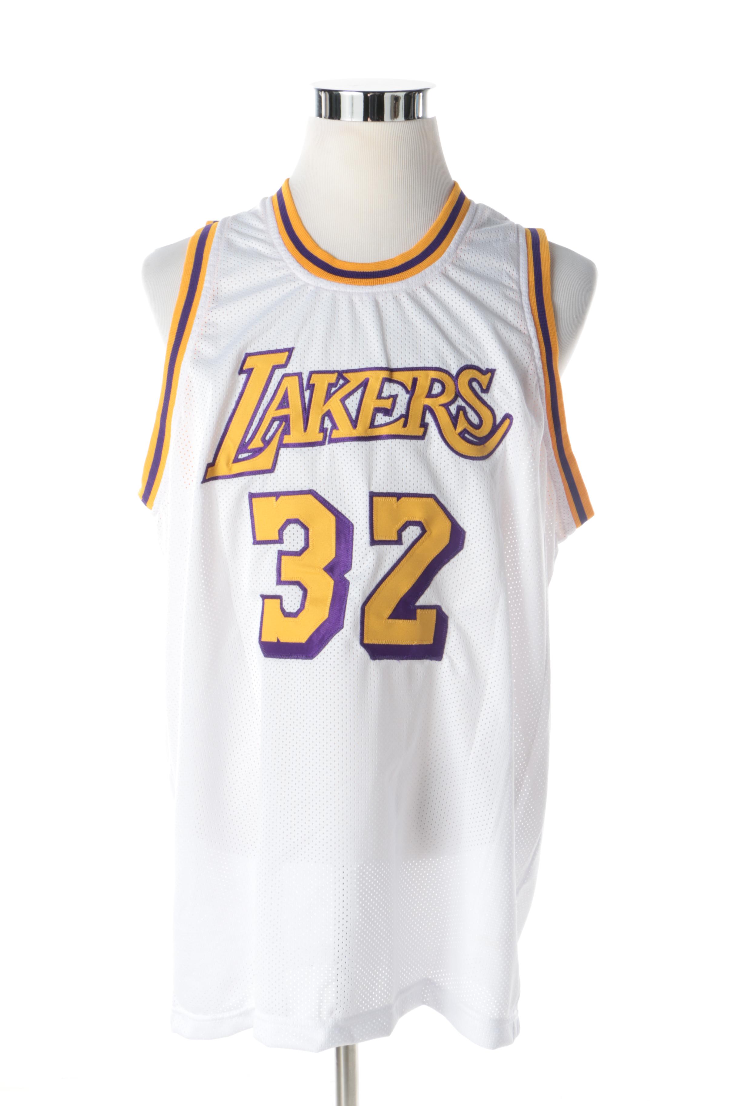 Magic Johnson Autographed Los Angeles Jersey - JSA COA