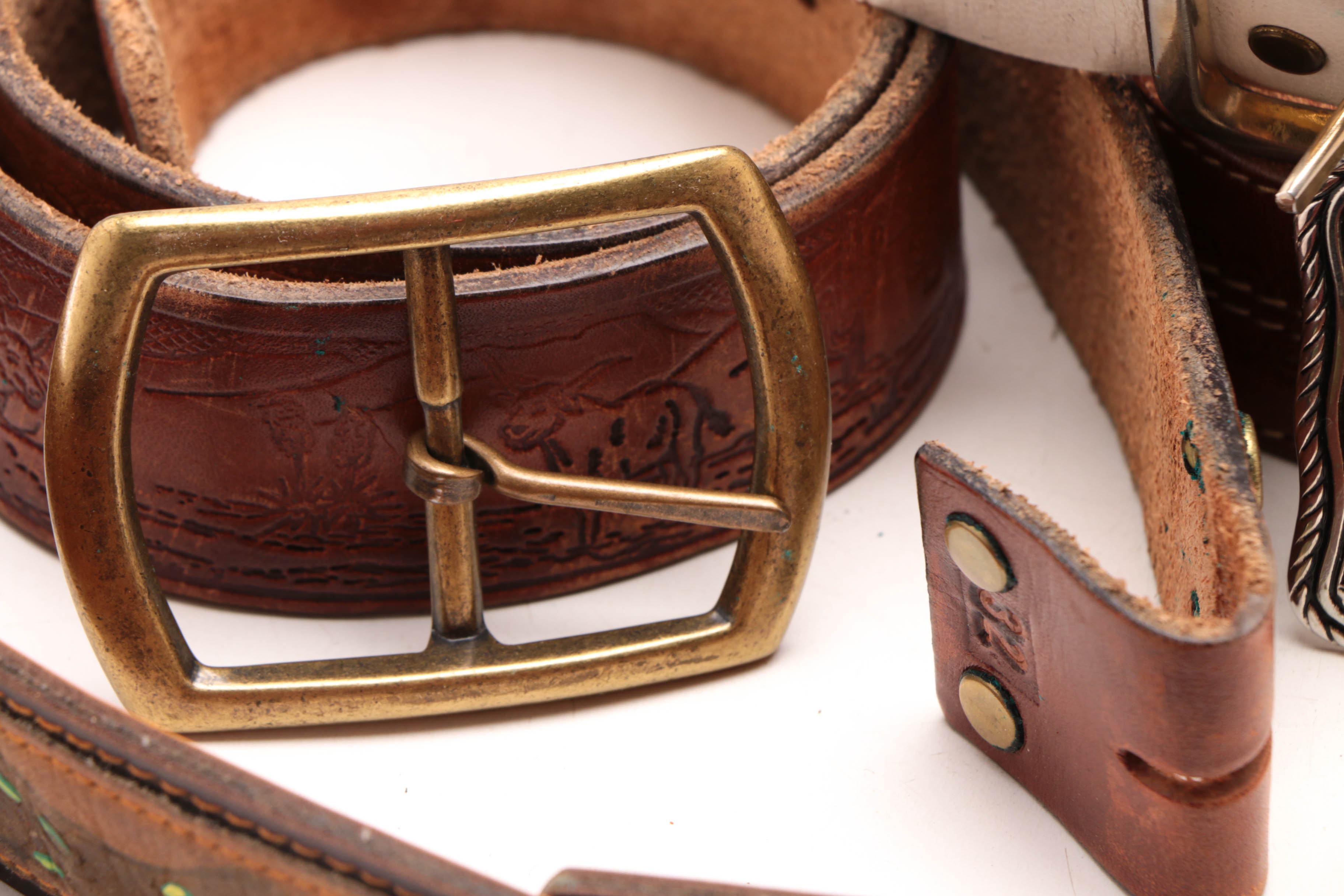 Thomas Kincade Lamp with Silver Dollar Belt and More