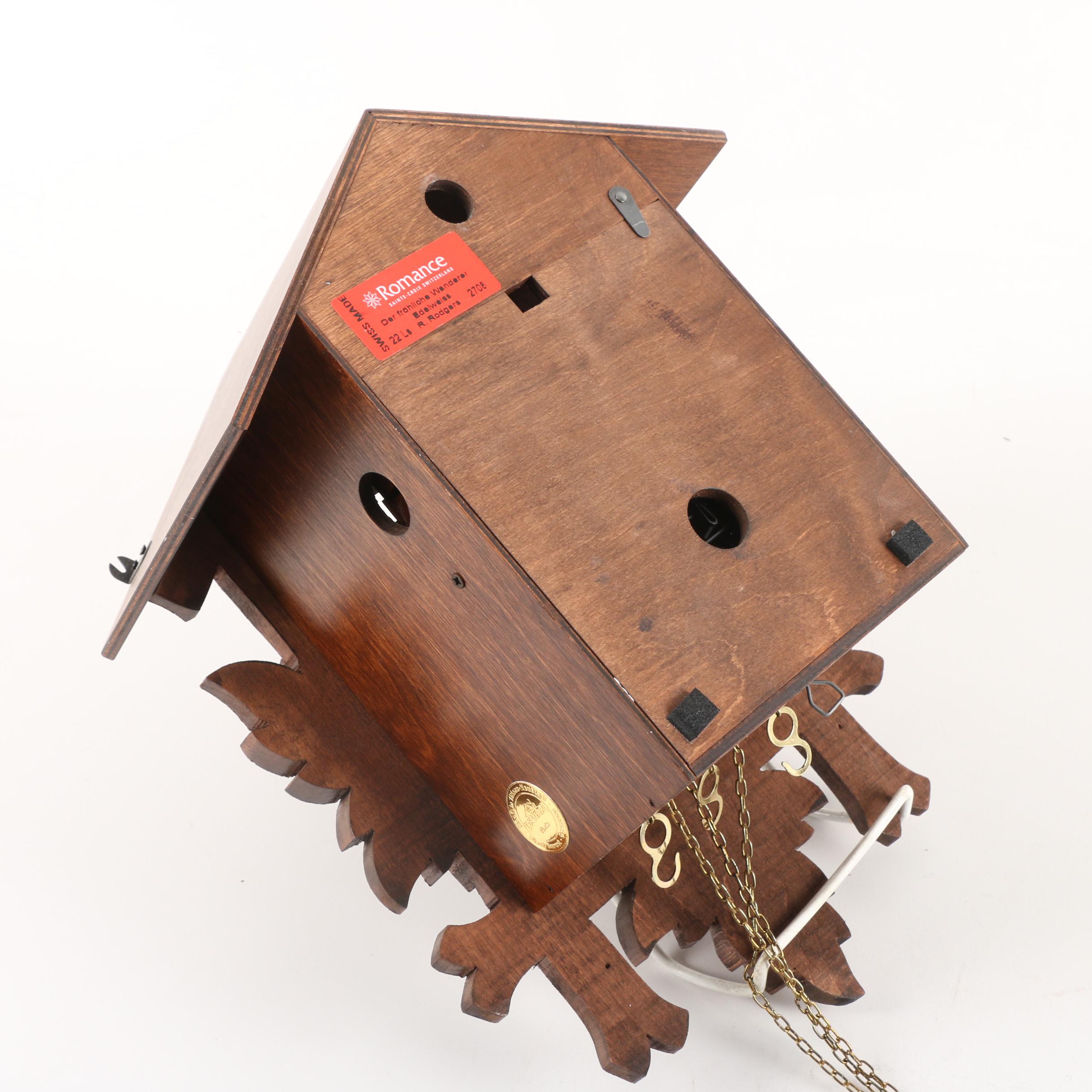 Drubba Black Forest German "Romance" Chalet Style Cuckoo Clock