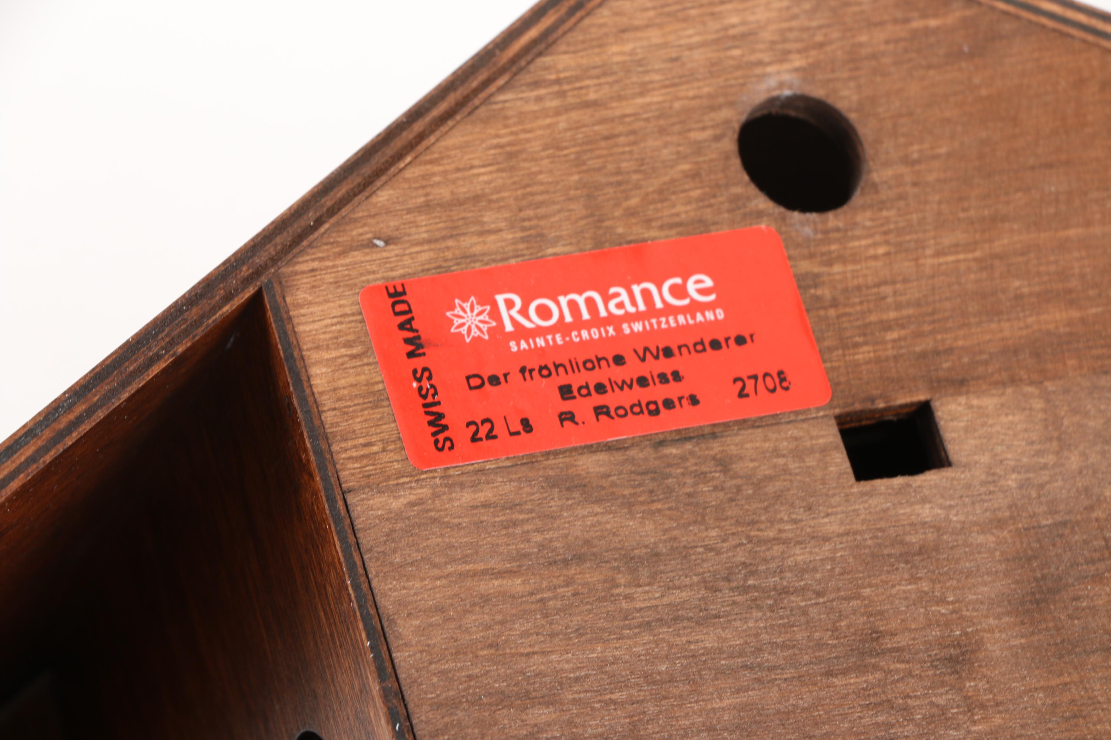 Drubba Black Forest German "Romance" Chalet Style Cuckoo Clock