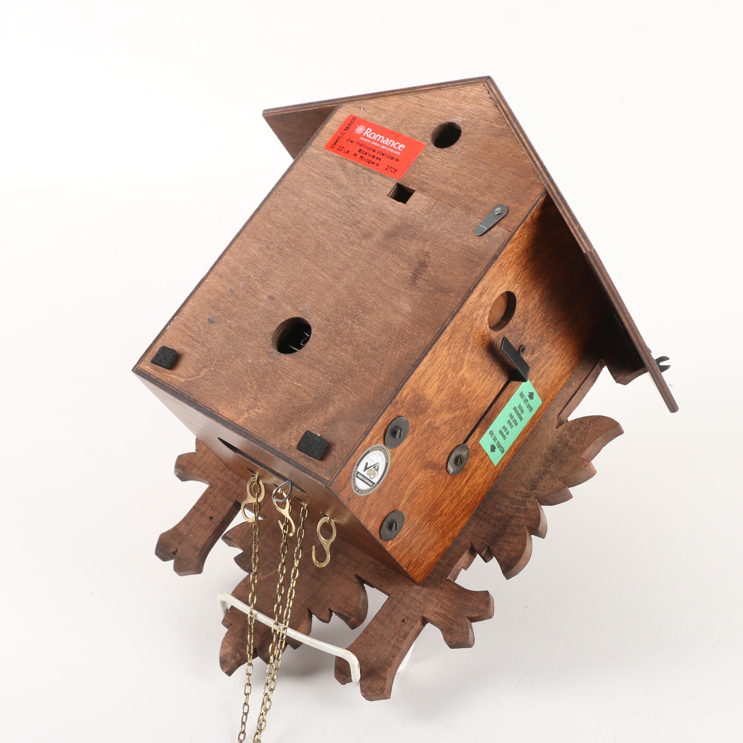 Drubba Black Forest German "Romance" Chalet Style Cuckoo Clock