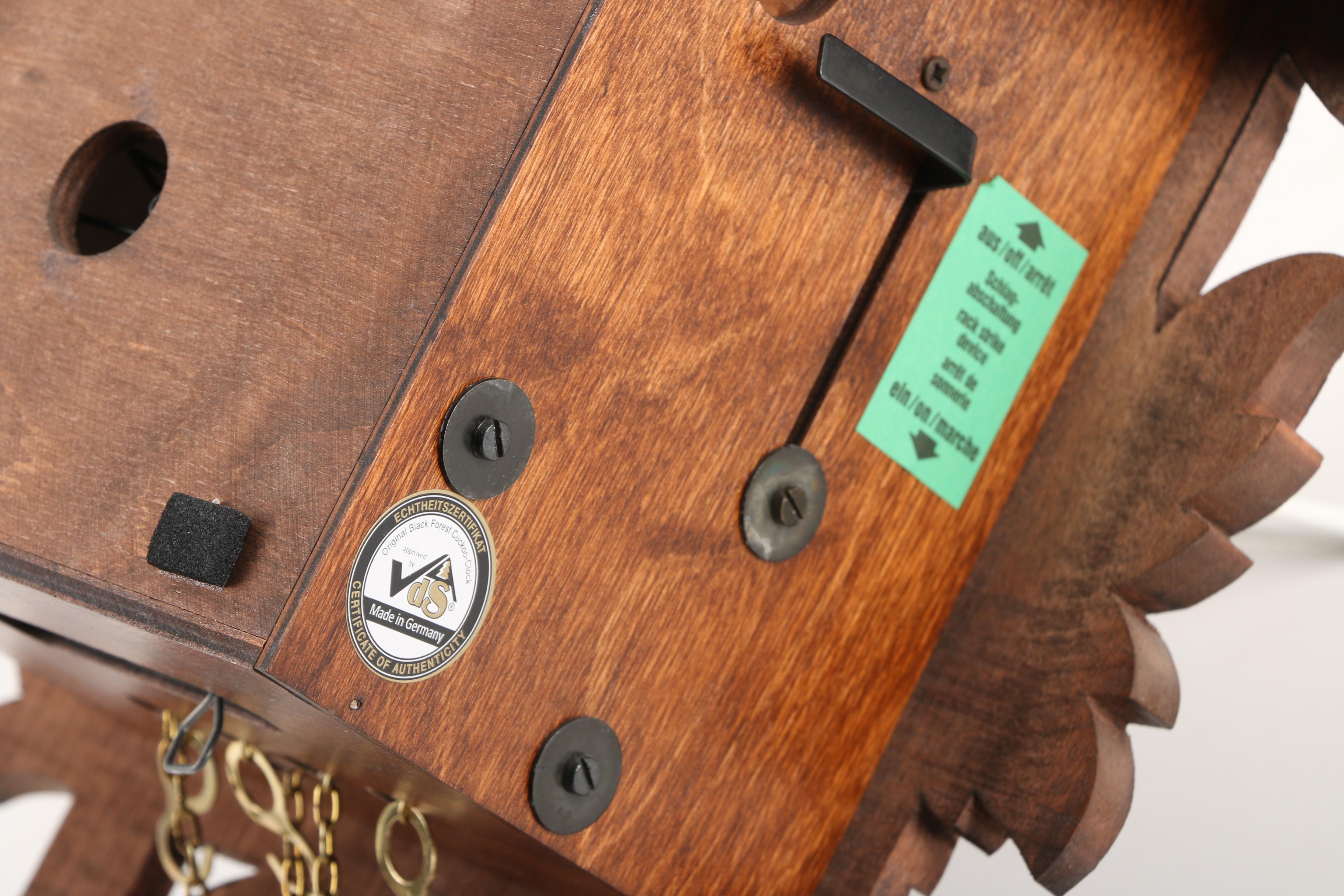 Drubba Black Forest German "Romance" Chalet Style Cuckoo Clock