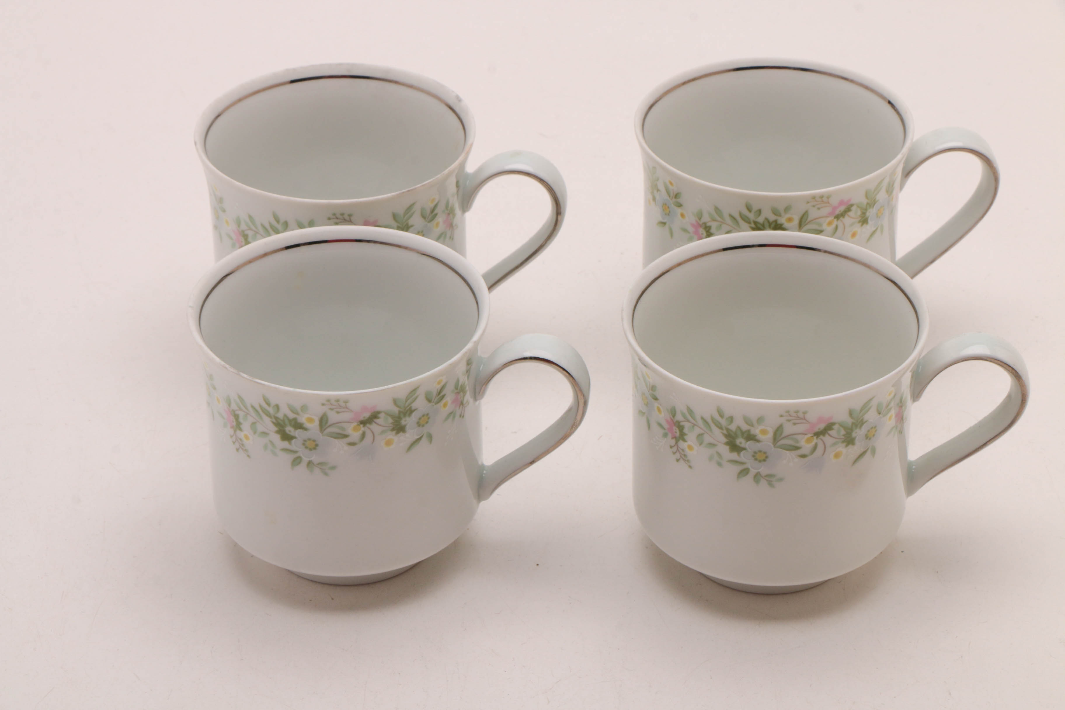 Johann Haviland Porcelain Dinnerware and Etched Glassware