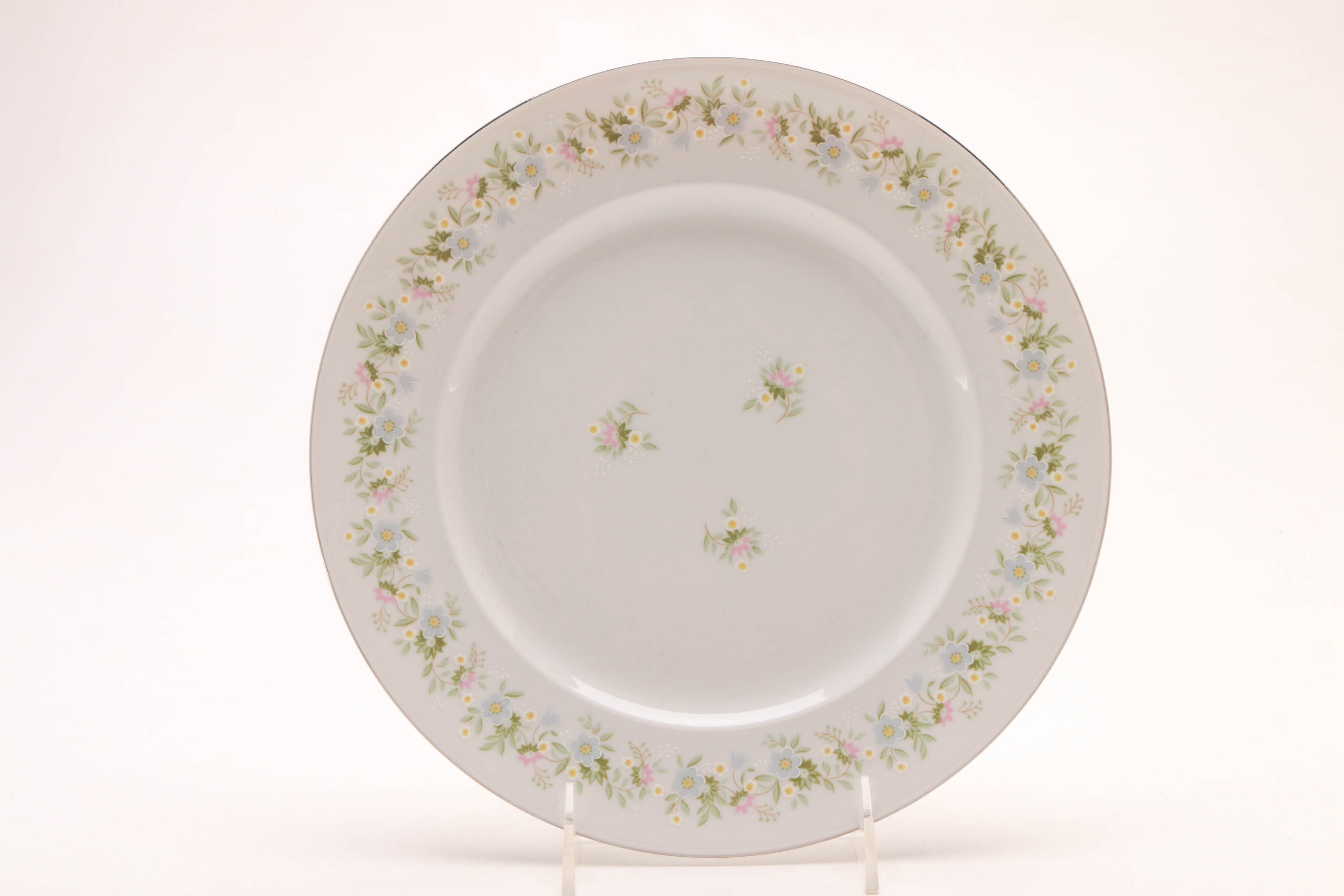 Johann Haviland Porcelain Dinnerware and Etched Glassware