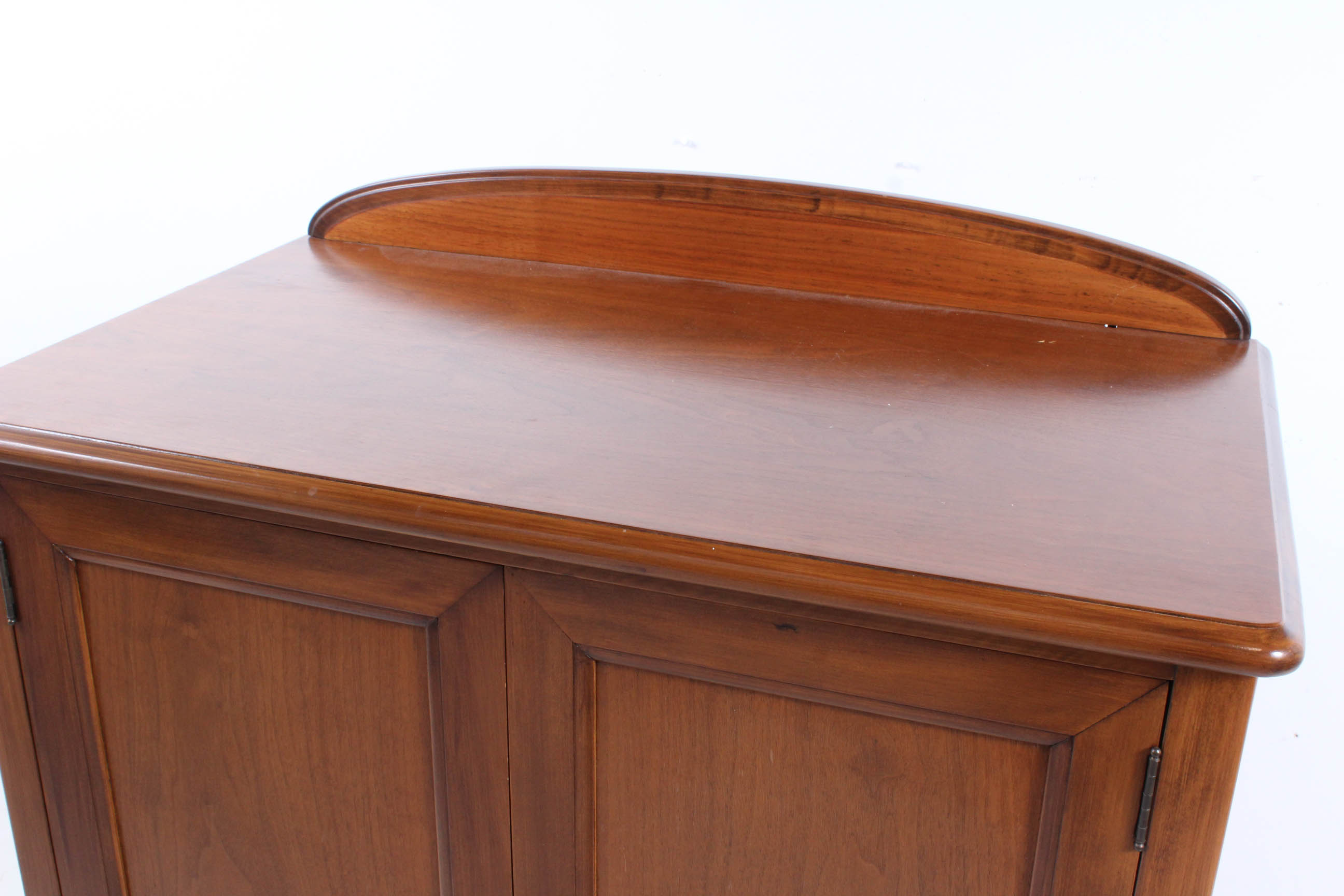 Vintage Queen Anne Style Walnut Two-Door Chest of Drawers