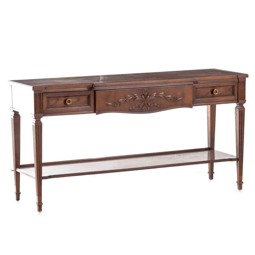 Broyhill Cherry Console / Buffet Table