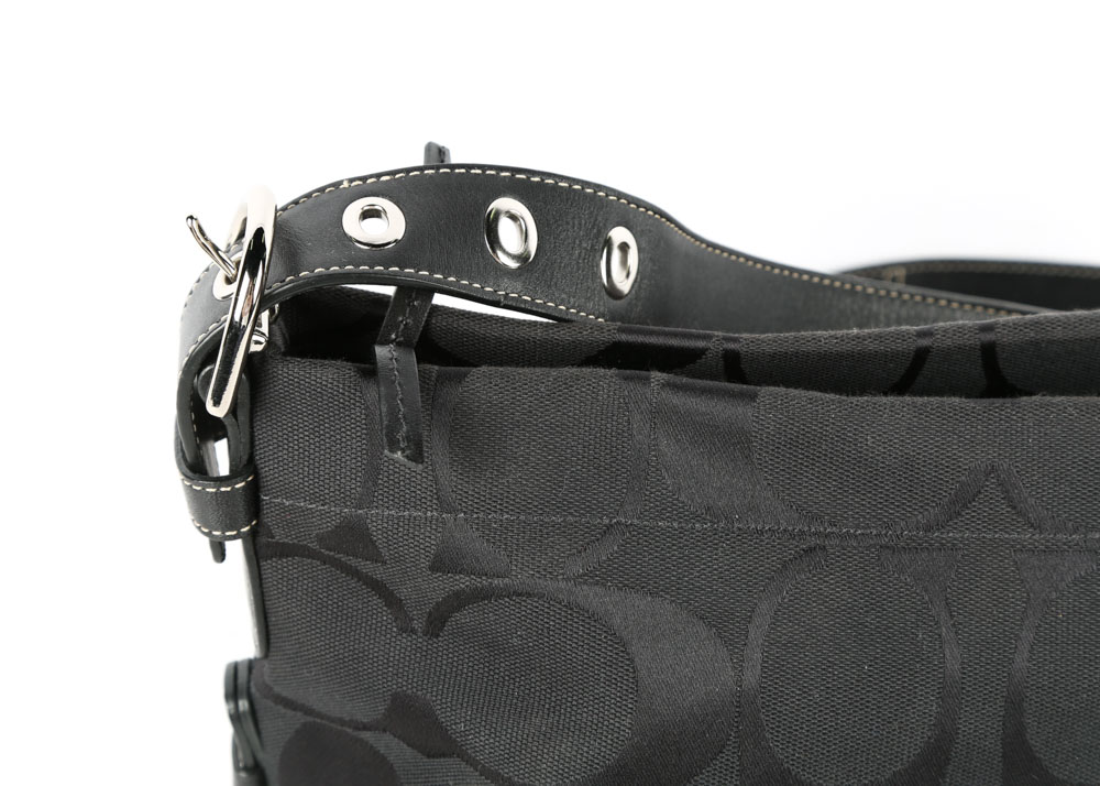 Coach Signature Canvas Shoulder Bag