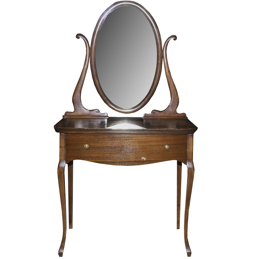 Vintage Vanity with Mirror