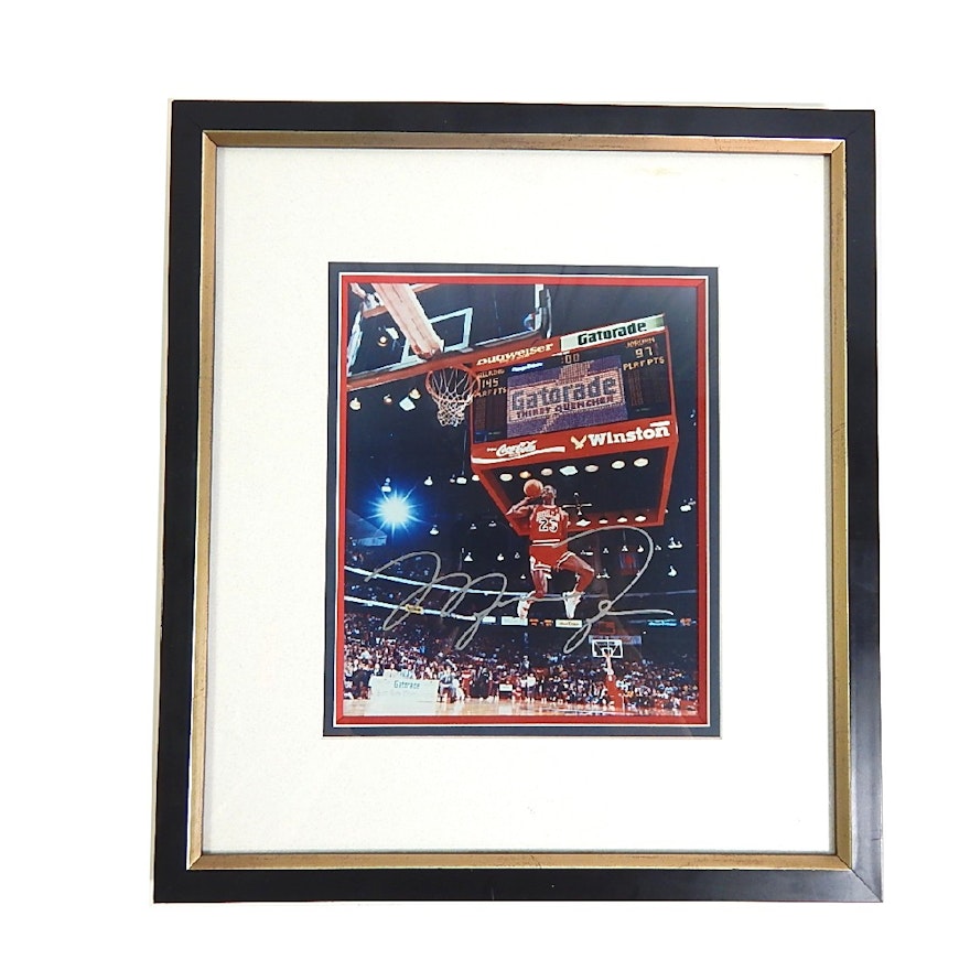 Sports Investments Authenticated Michael Jordan Framed Signed Photograph