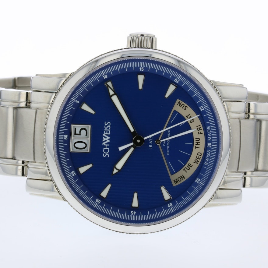 Schweiss Swiss Stainless Steel Wristwatch