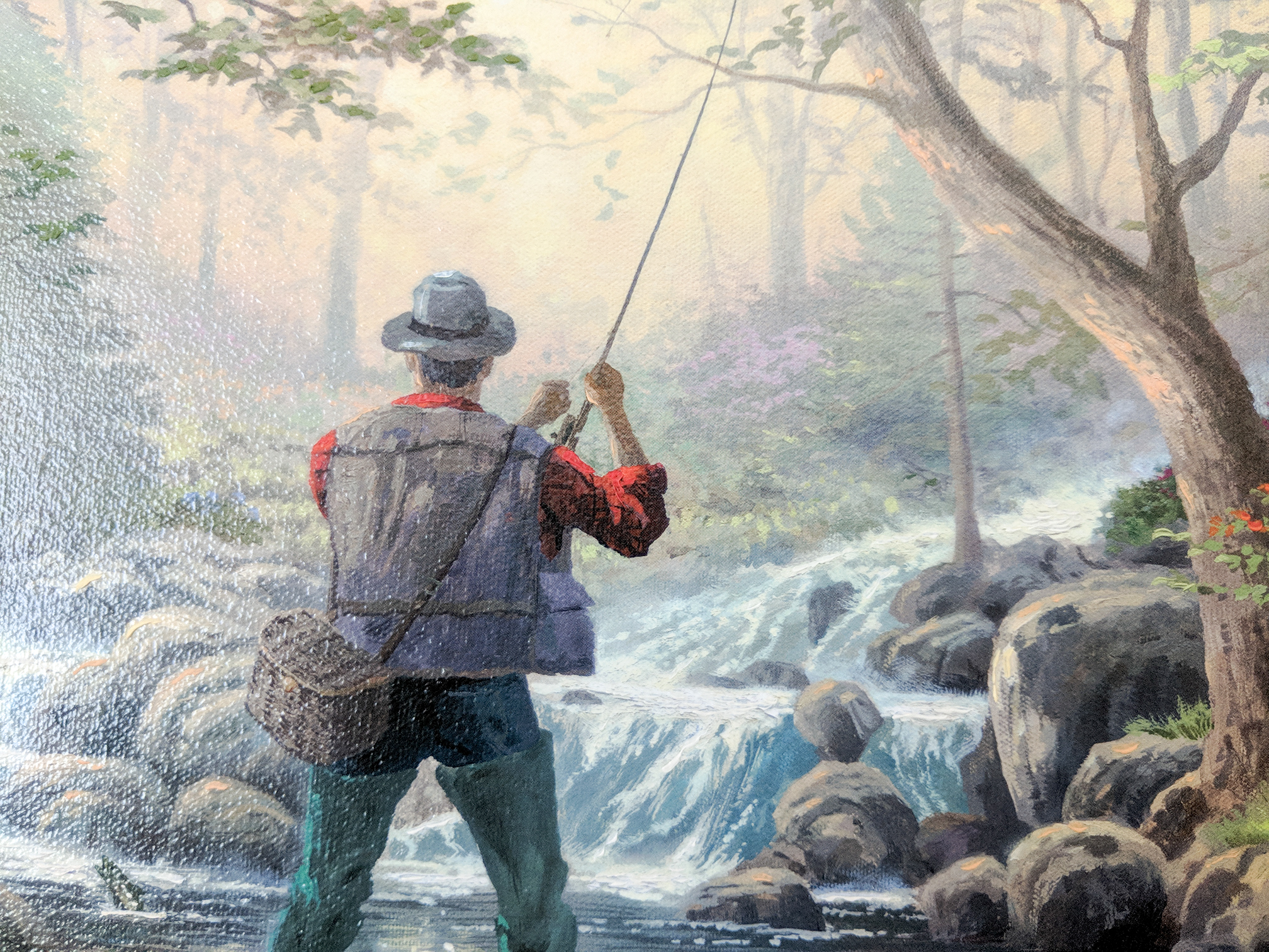 Limited Edition Thomas Kinkade "It Doesn't Get Much Better" Giclee
