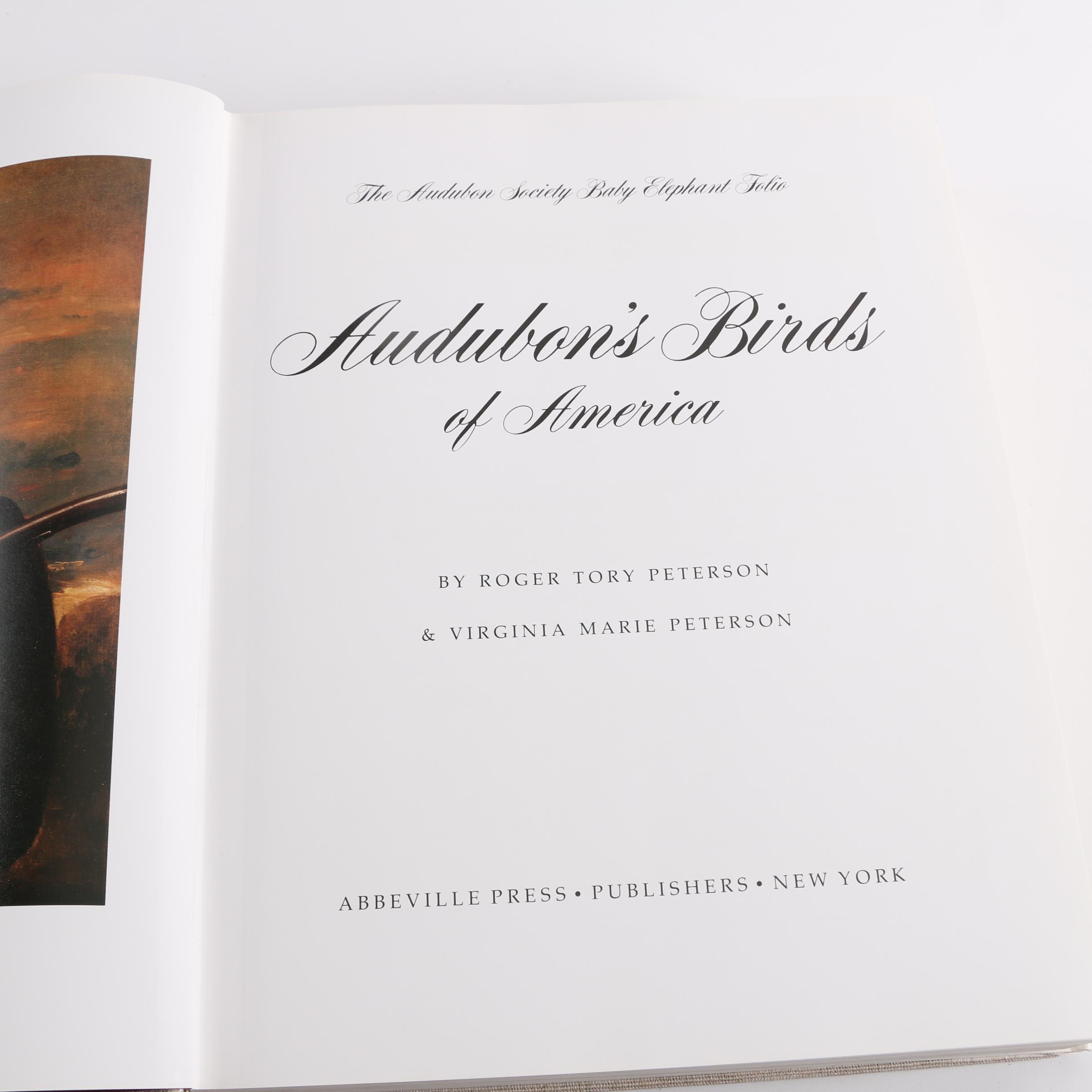 1981 "Audubon's Birds of America" Baby Elephant Folio by the Petersons