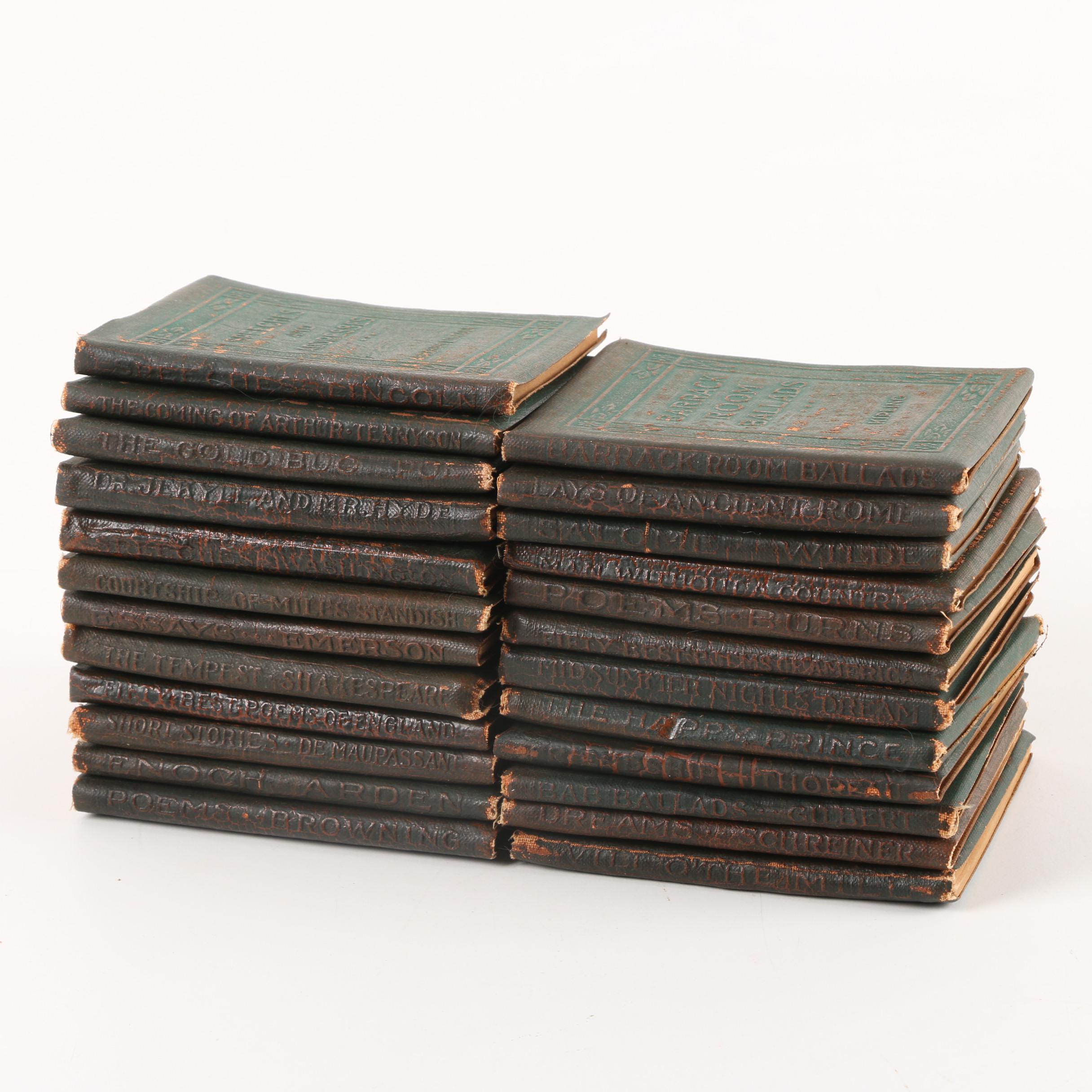Antique "Little Leather Library" Books