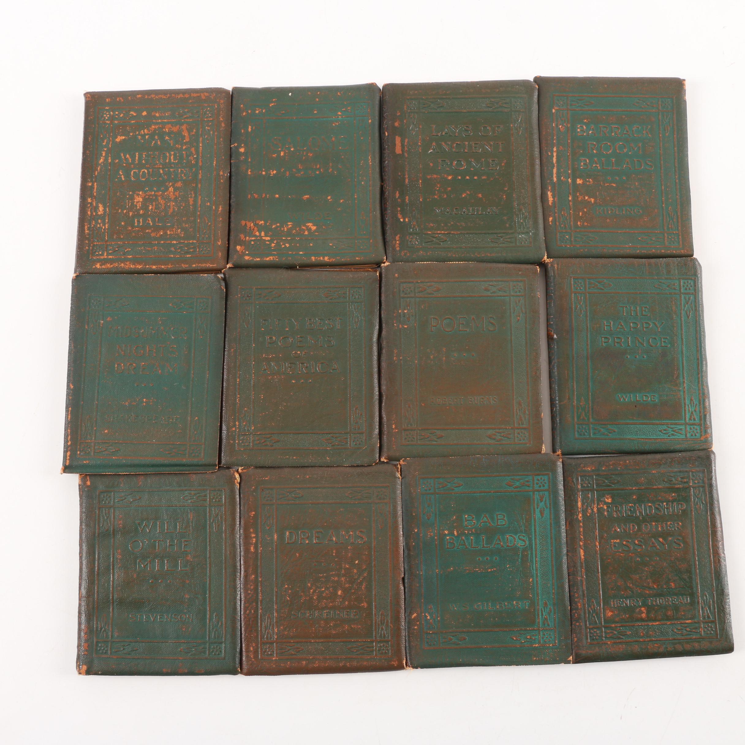 Antique "Little Leather Library" Books