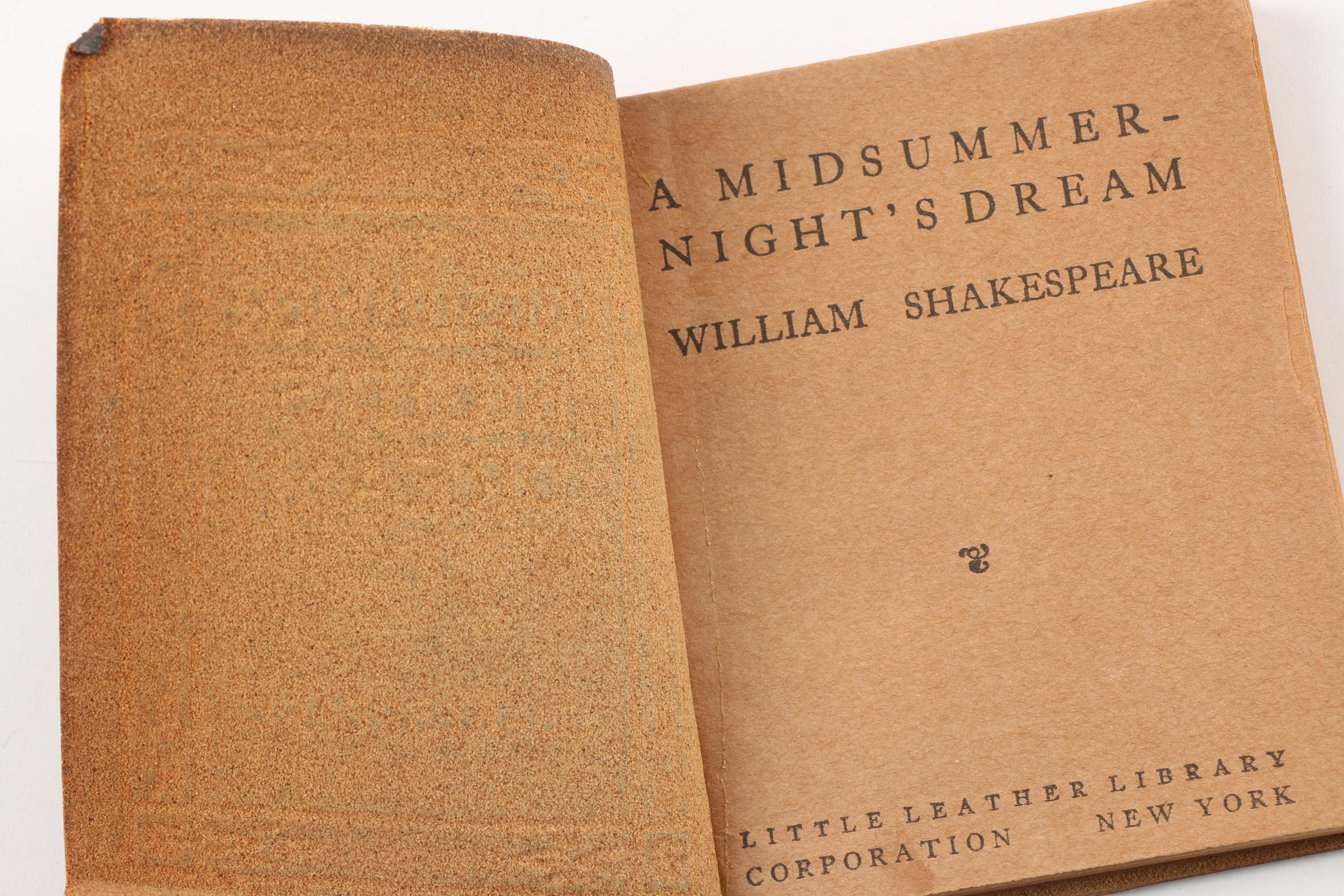 Antique "Little Leather Library" Books