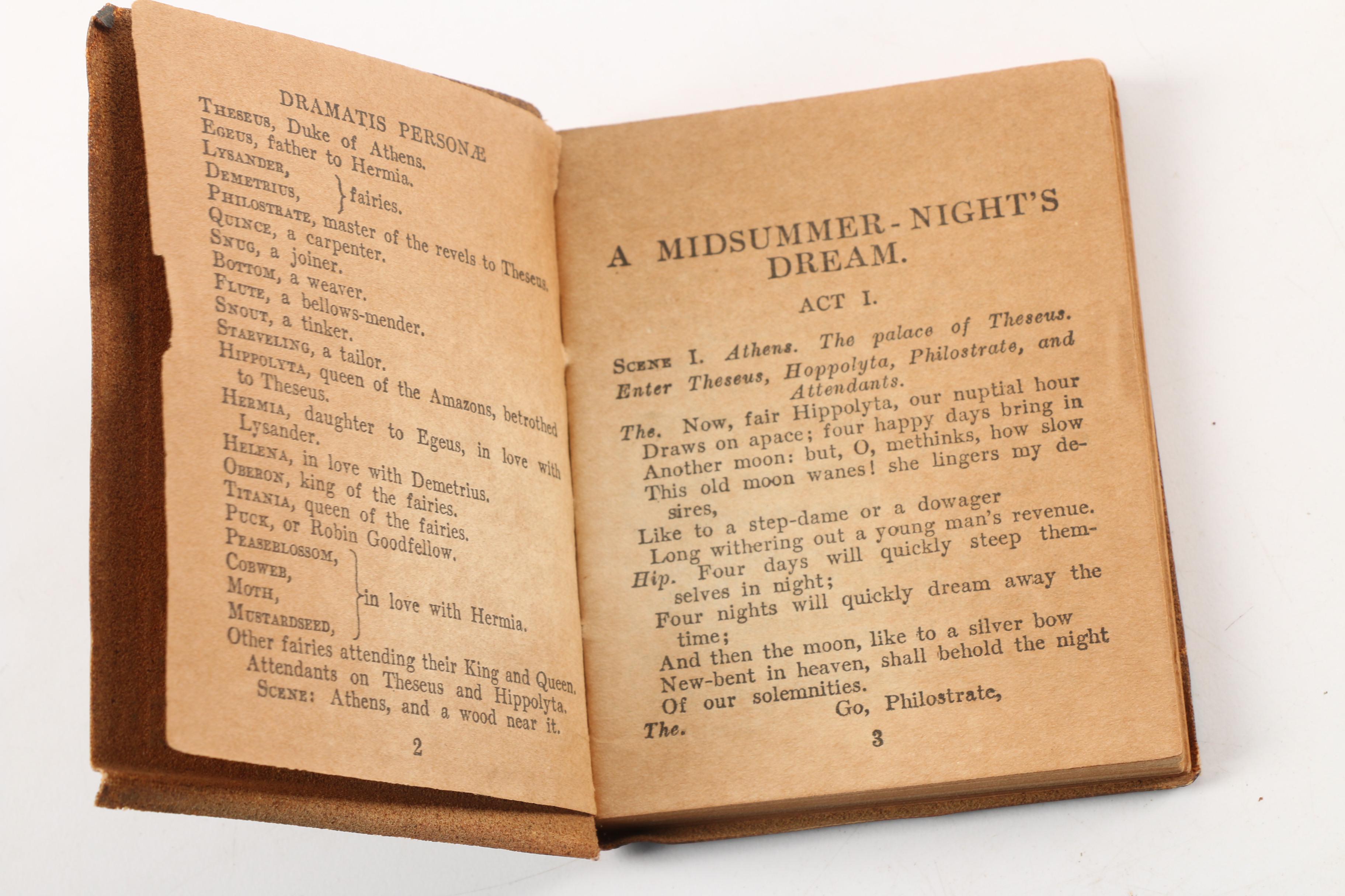 Antique "Little Leather Library" Books