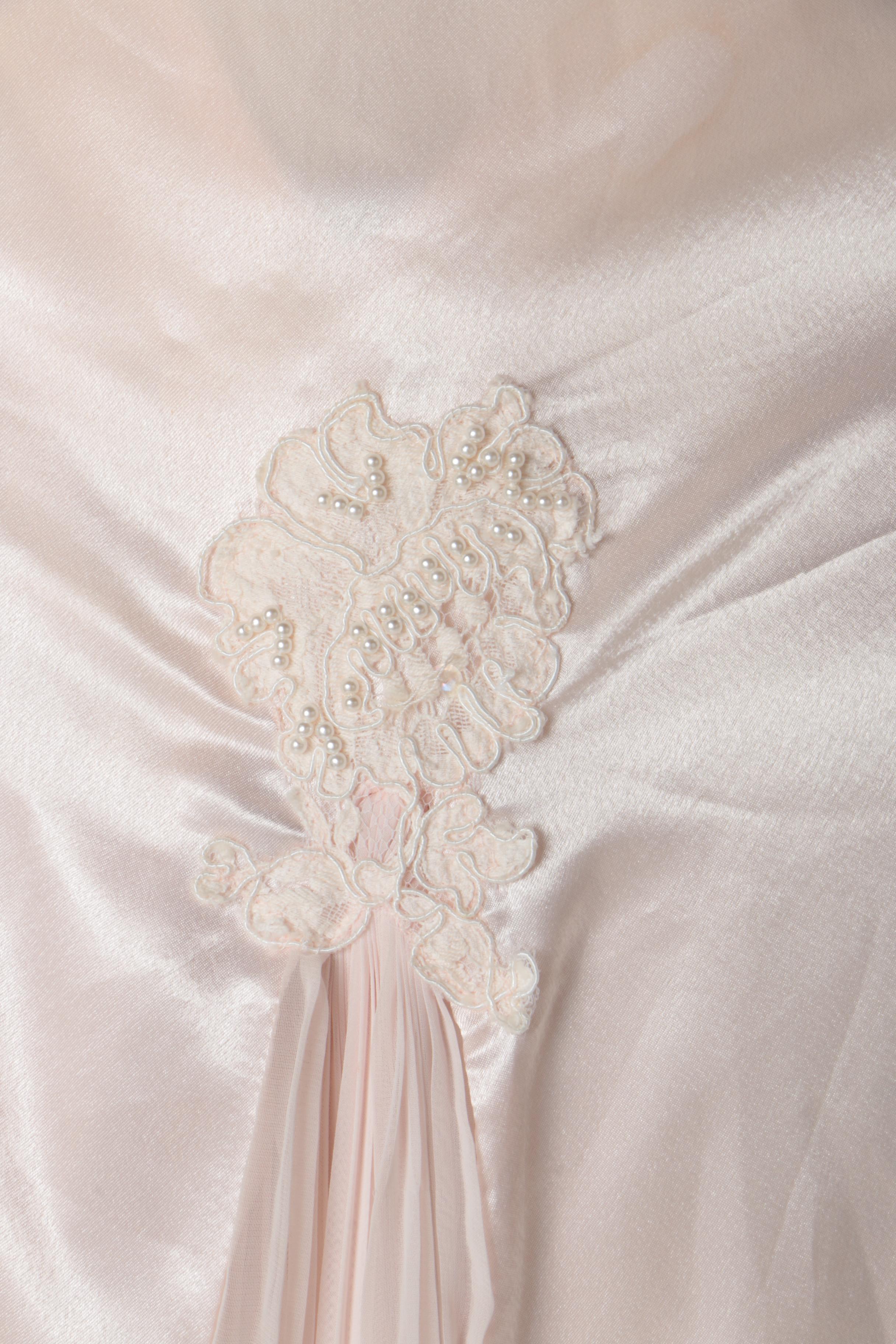 Vintage Jonquil by Diane Samandi Pink Two-Piece Sleepwear Set