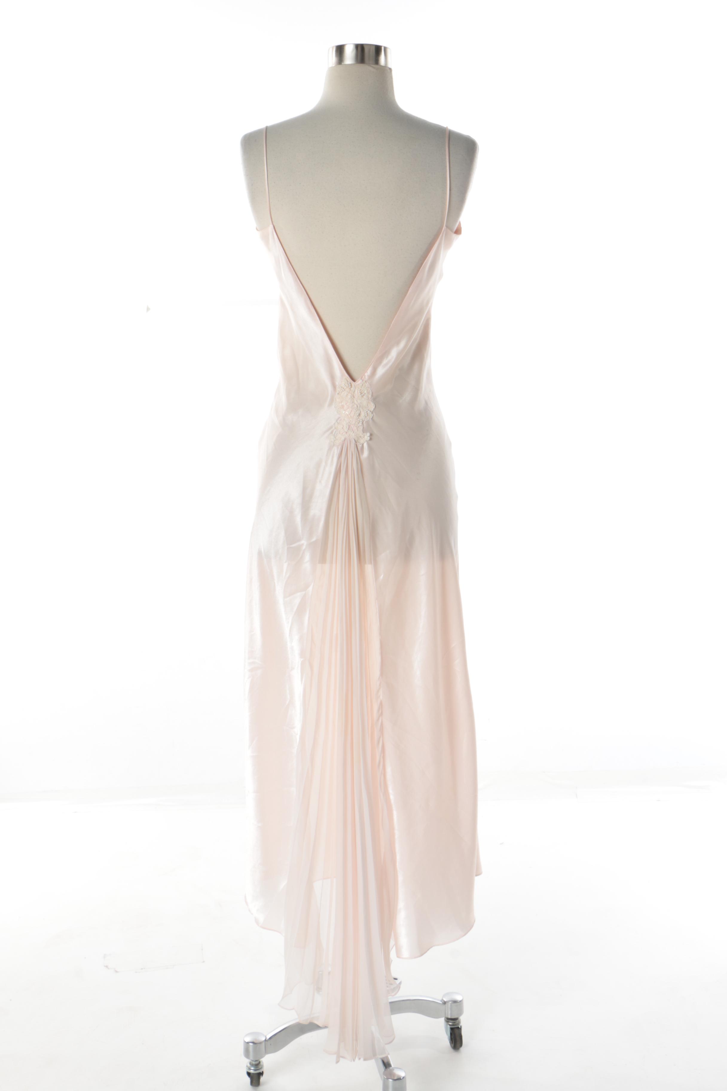 Vintage Jonquil by Diane Samandi Pink Two-Piece Sleepwear Set